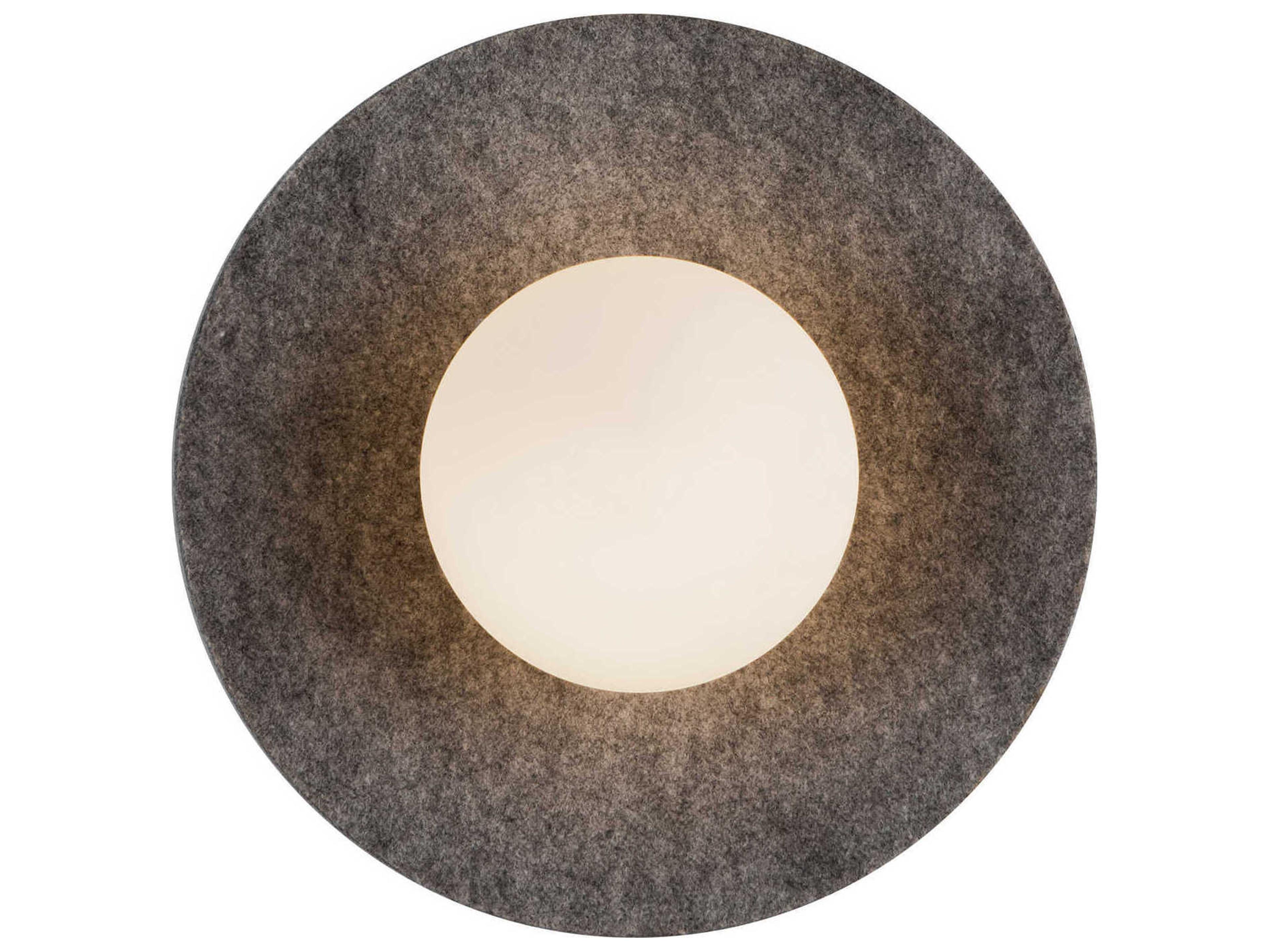 Kuzco Lighting Cruz Gray Round Flush Mount