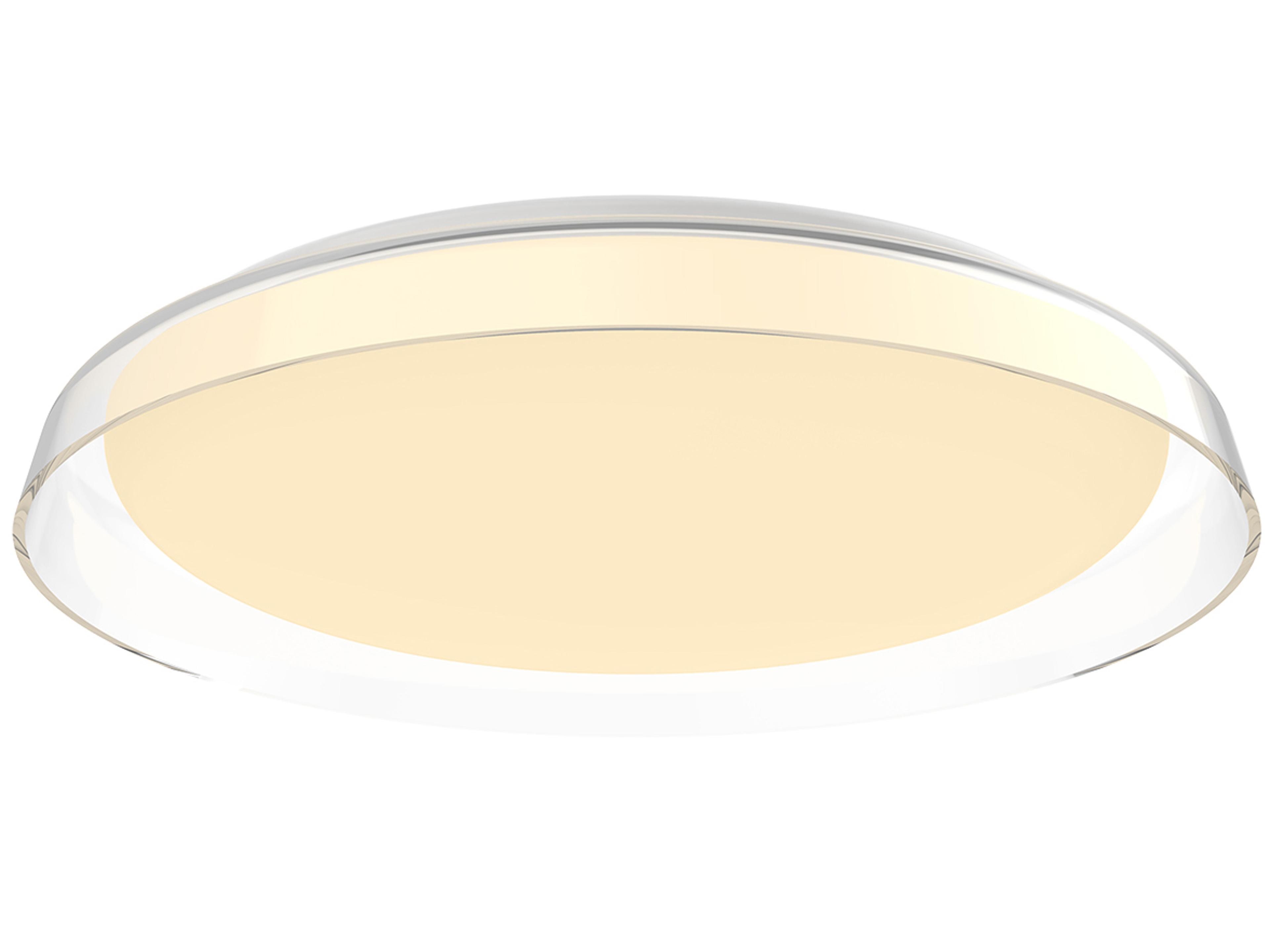 Kuzco Lighting Hampton Clear Round Flush Mount