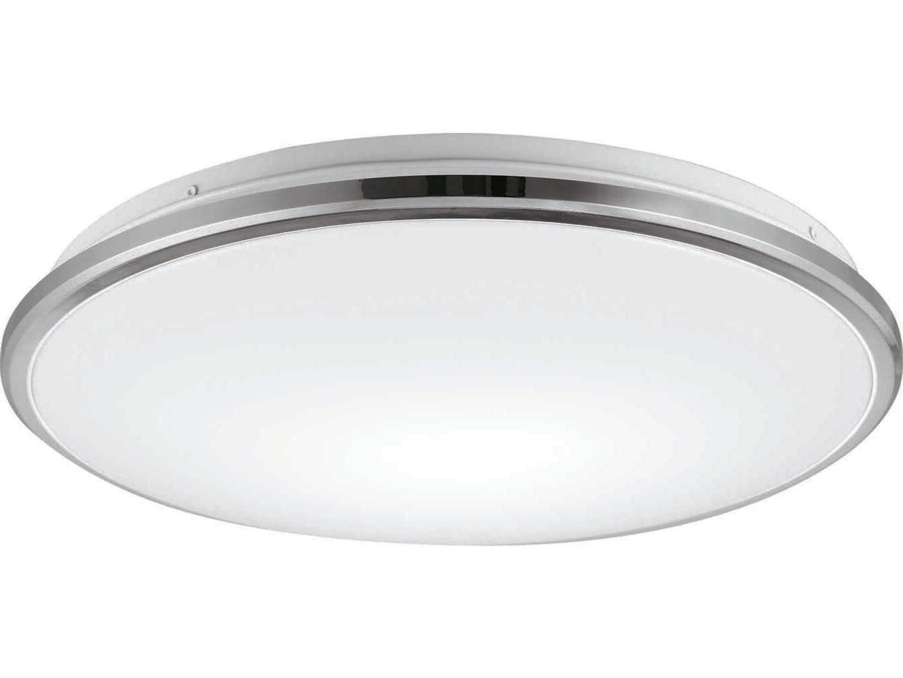 Kuzco Lighting Brook Chrome Round Flush Mount