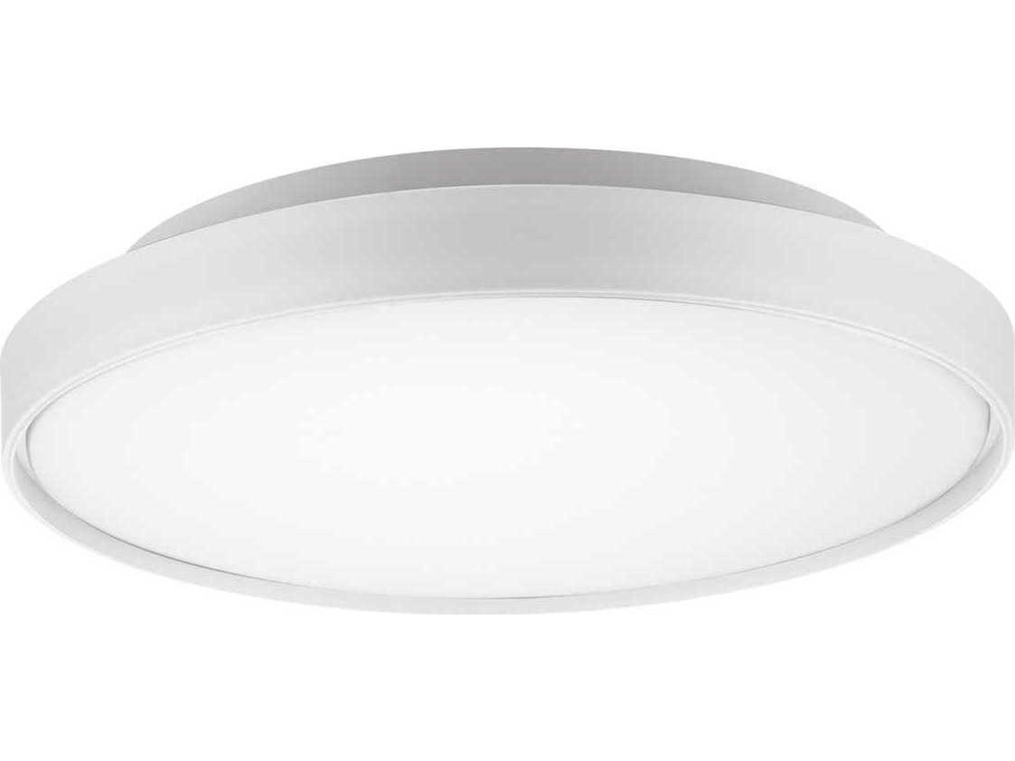 Kuzco Lighting Brunswick White Round Flush Mount