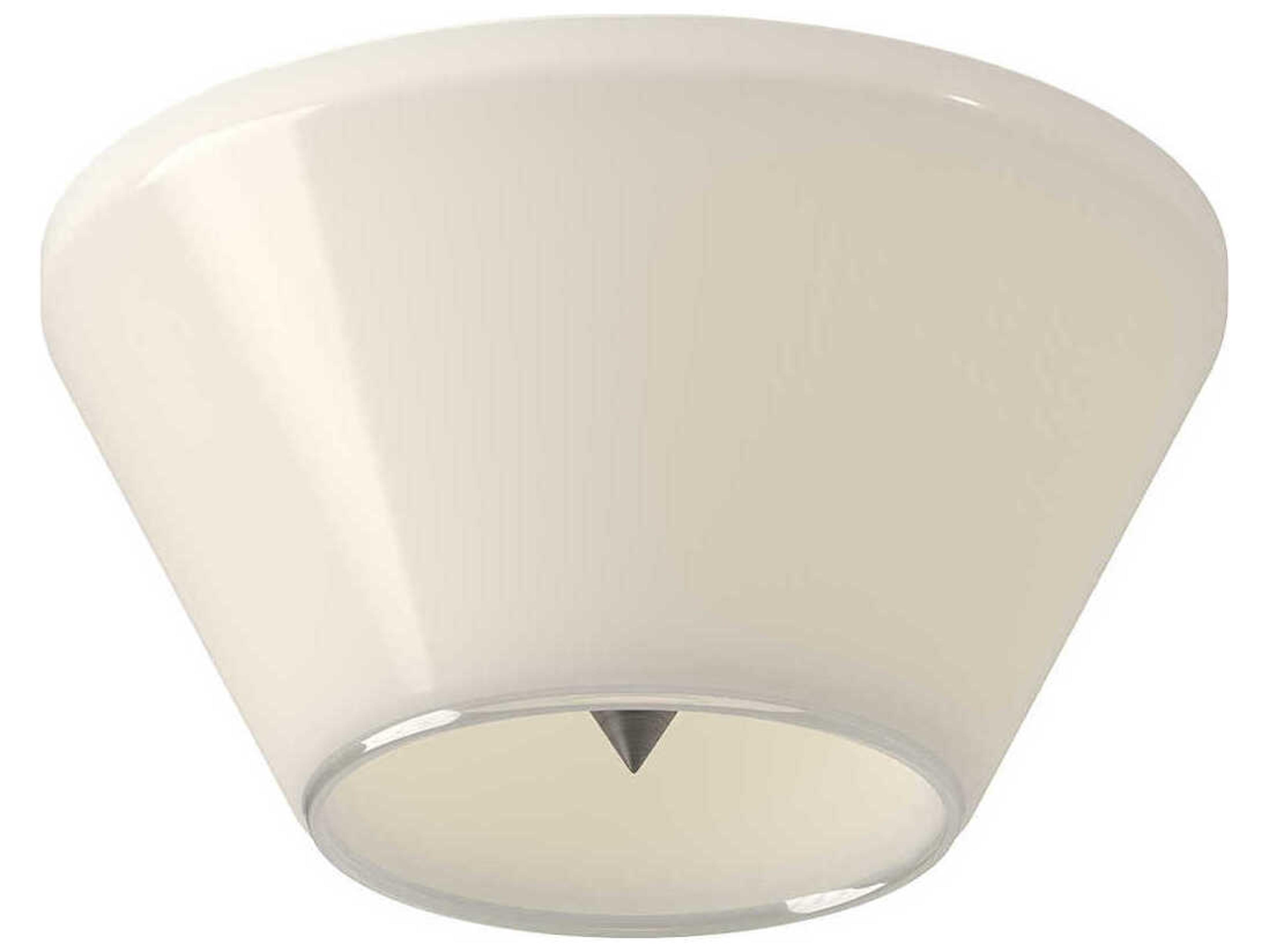 Kuzco Lighting Holt Brushed Nickel Flush Mount