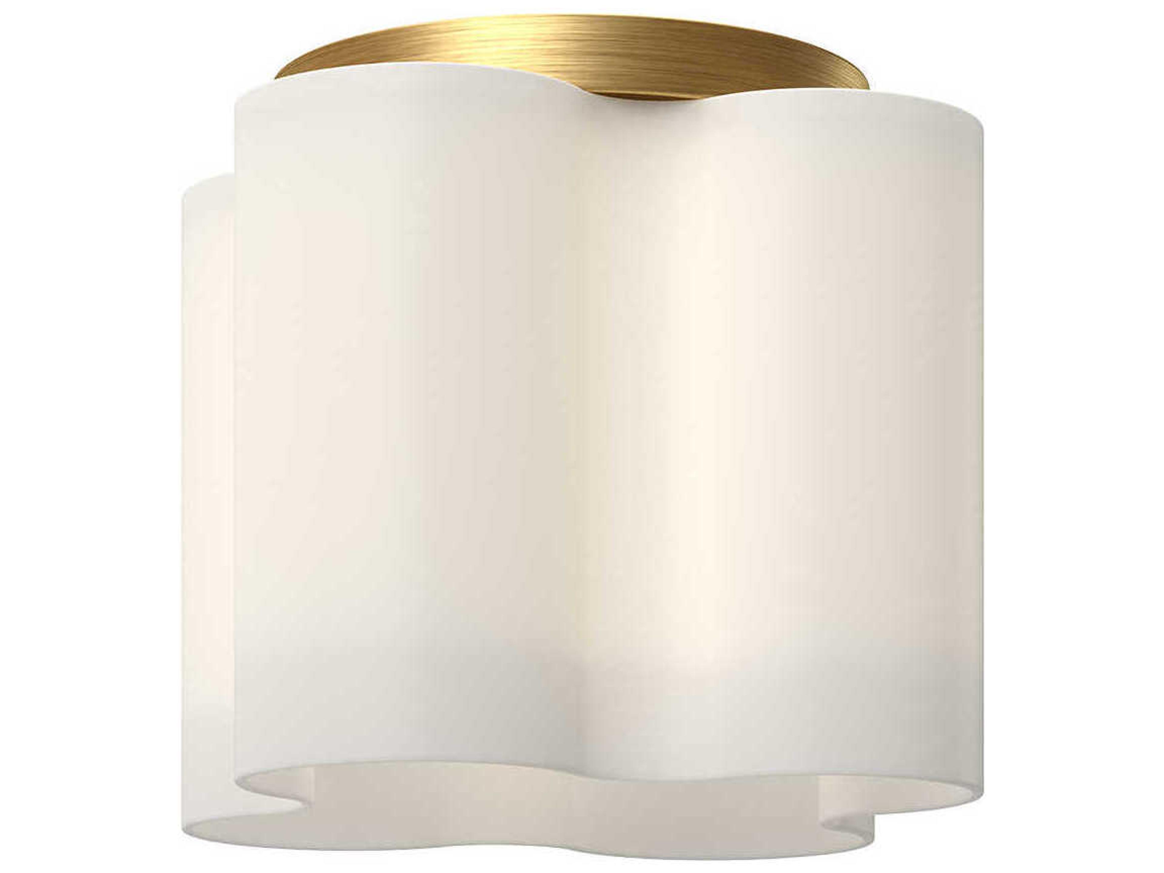 Kuzco Lighting Clover Brushed Gold Flush Mount