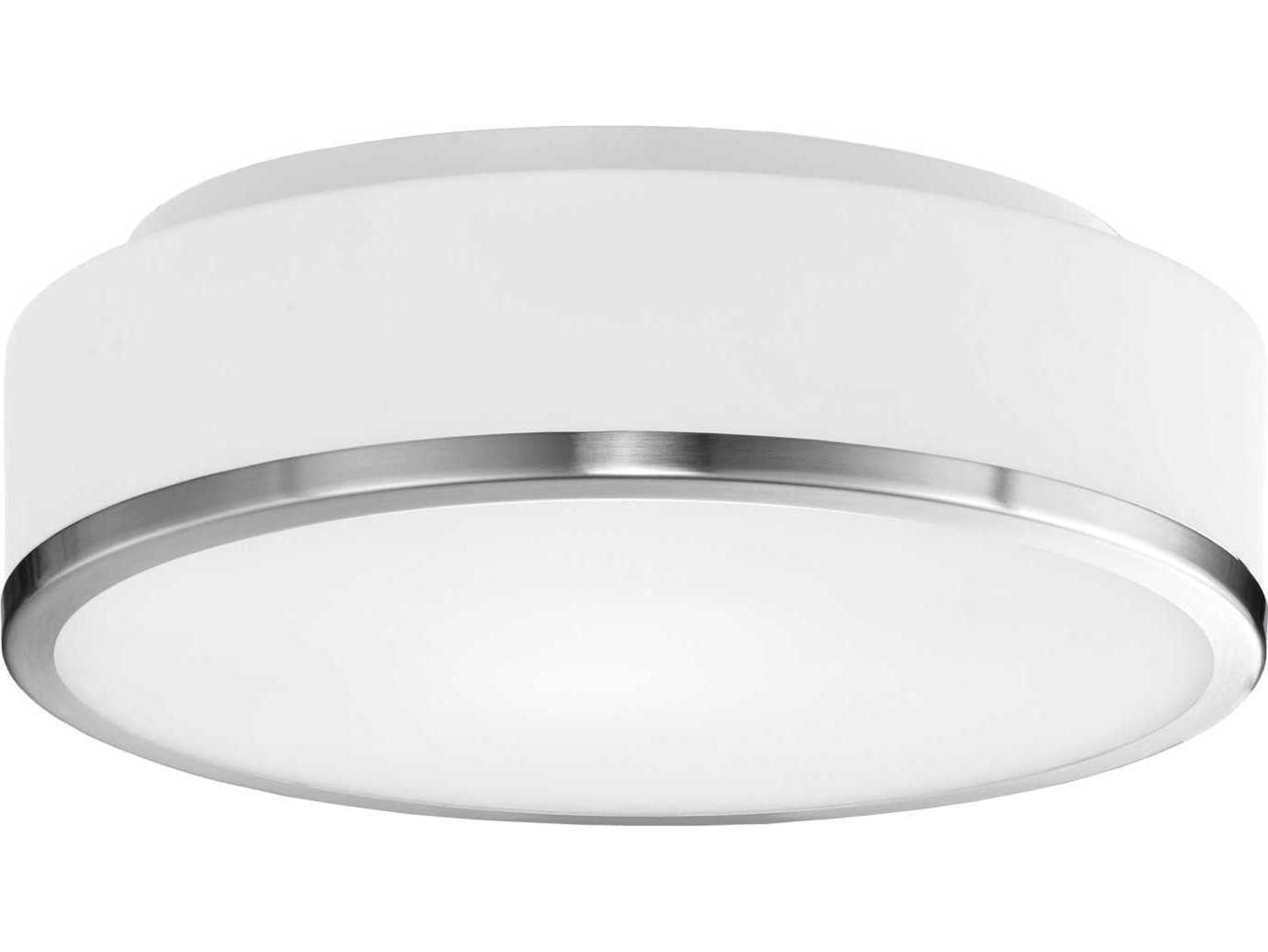 Kuzco Lighting Charlie Brushed Nickel Round Flush Mount