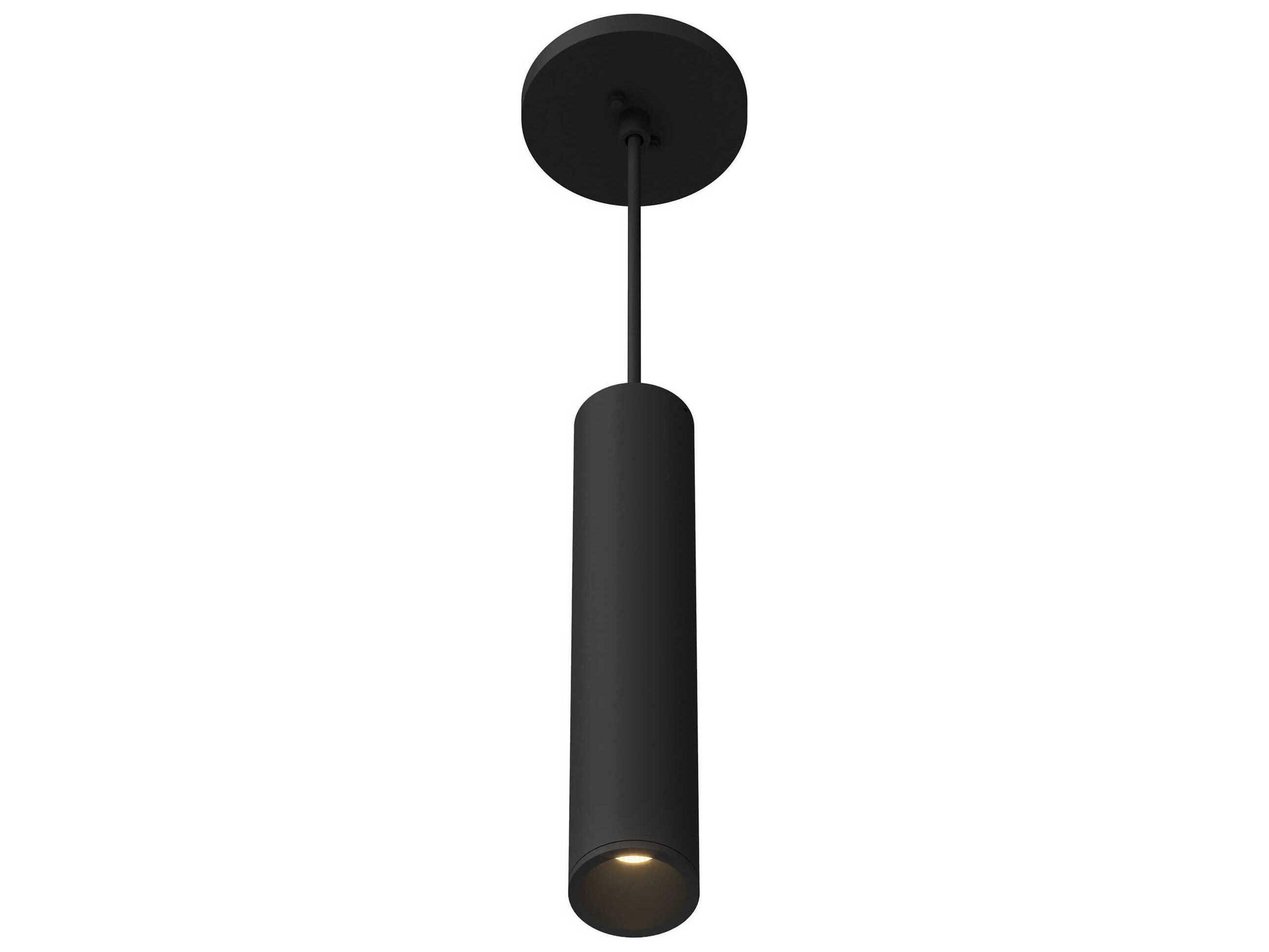 Kuzco Lighting Lorna Black Cylinder Mini Pendant