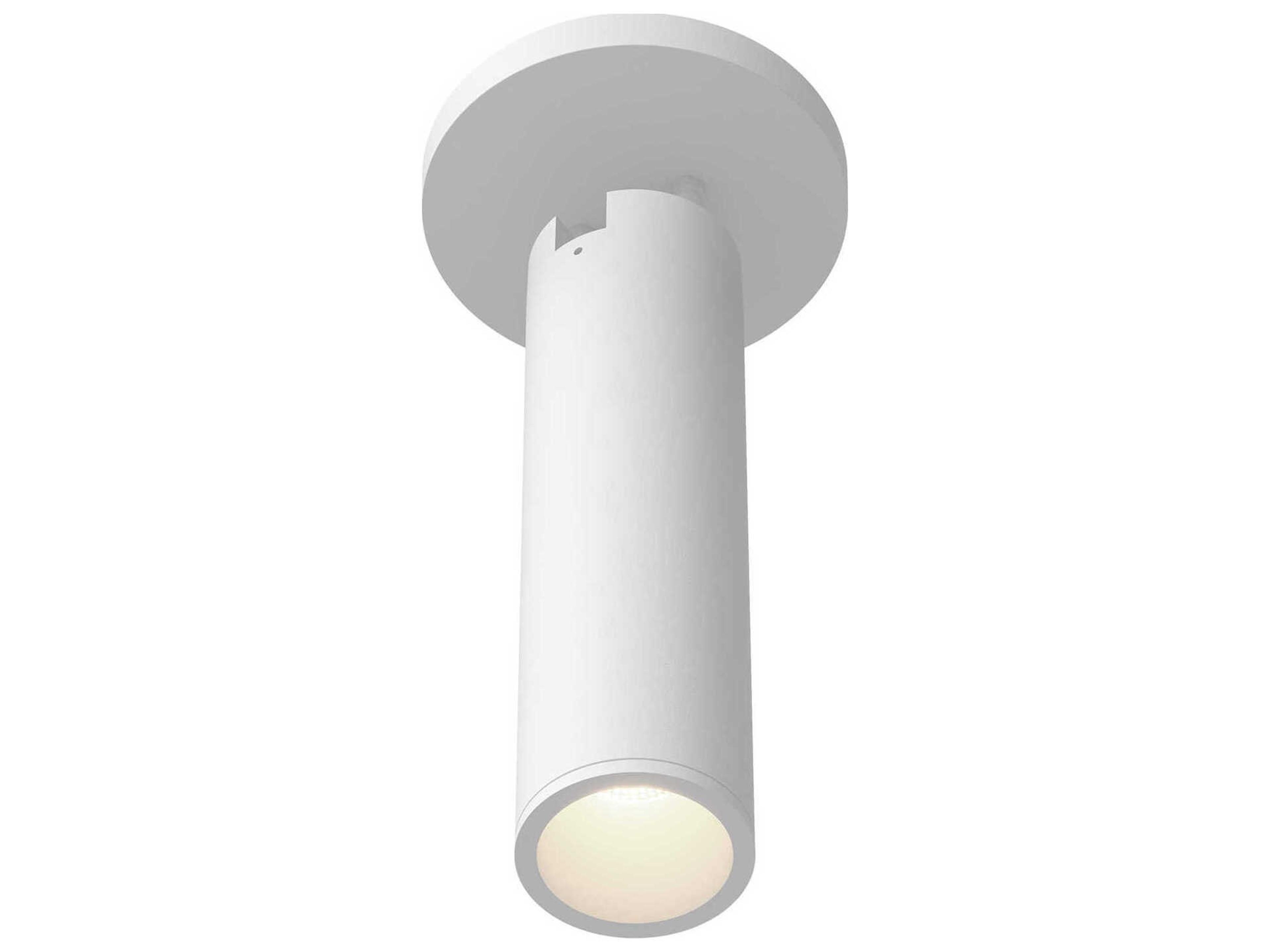 Kuzco Lighting Lorna White Cylinder Flush Mount