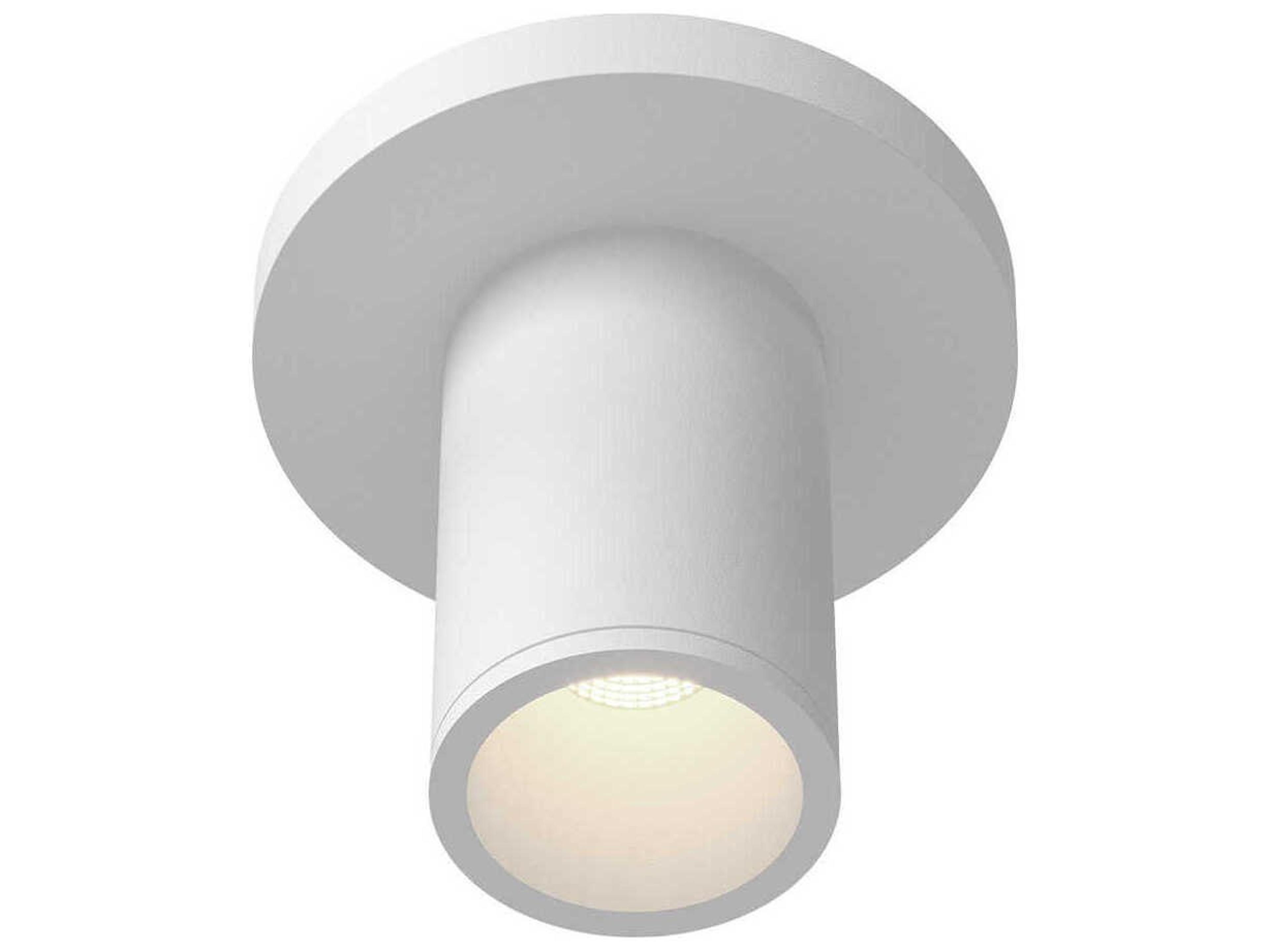 Kuzco Lighting Lorna White Cylinder Flush Mount