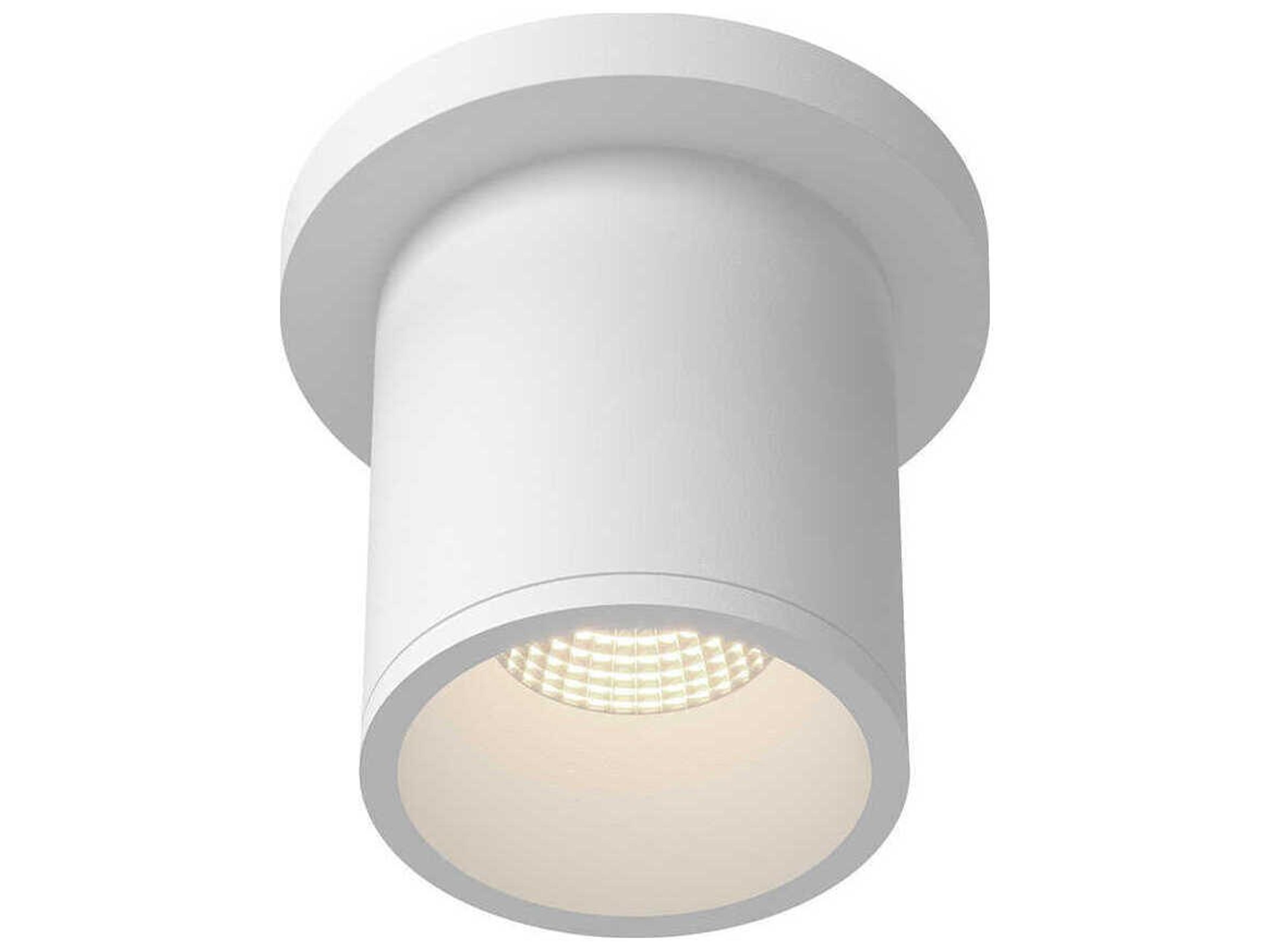Kuzco Lighting Lorna White Cylinder Flush Mount