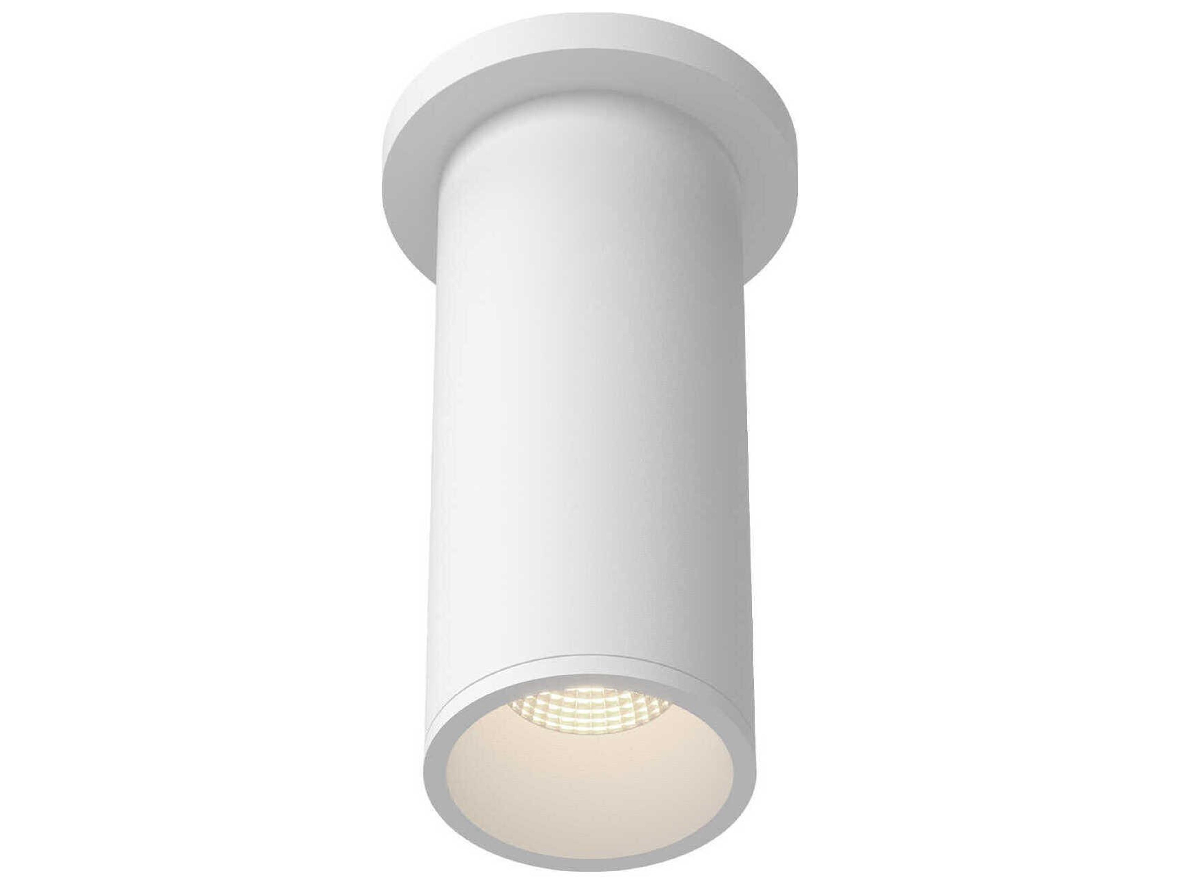 Kuzco Lighting Lorna White Cylinder Flush Mount