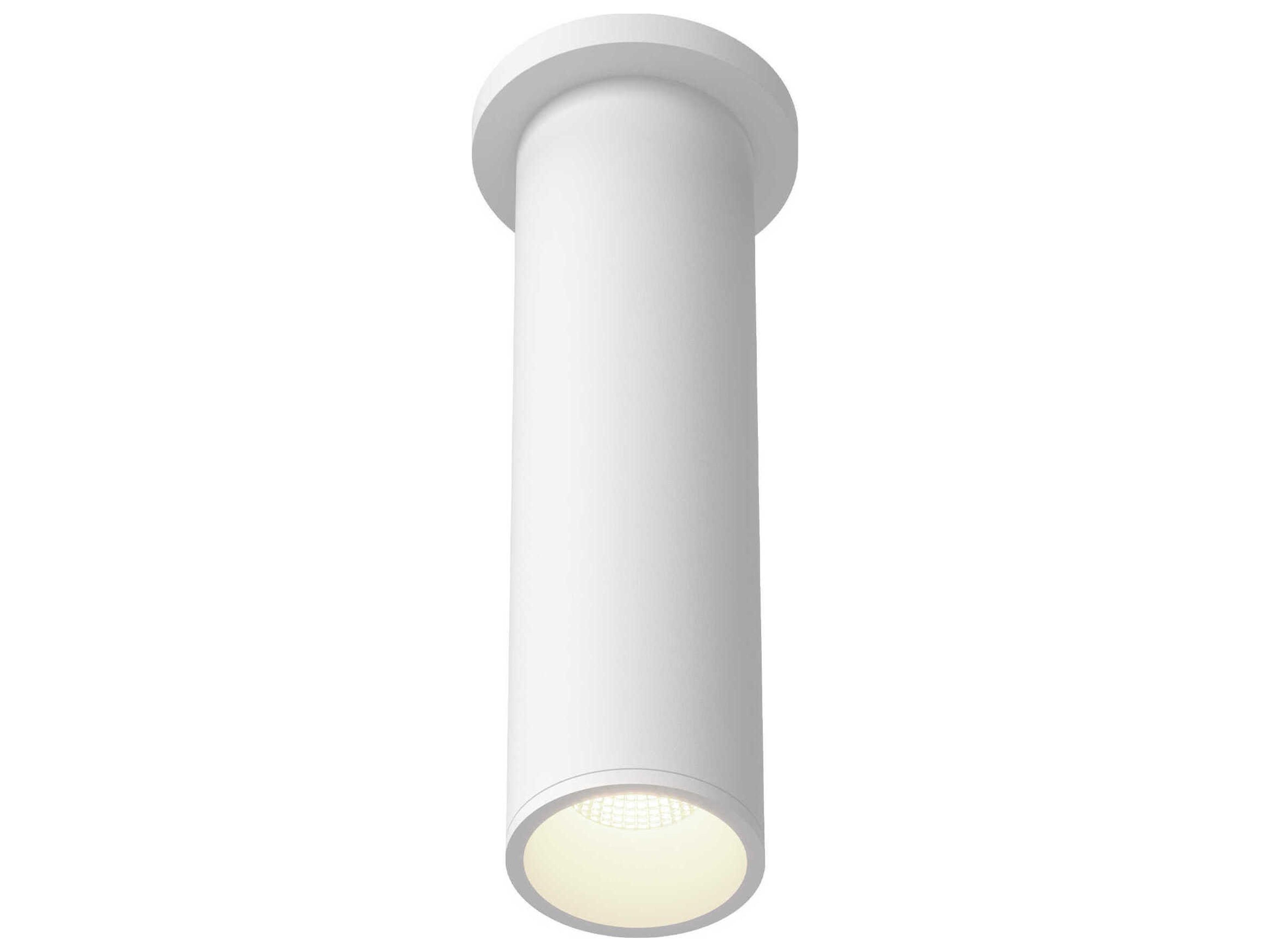 Kuzco Lighting Lorna White Cylinder Flush Mount