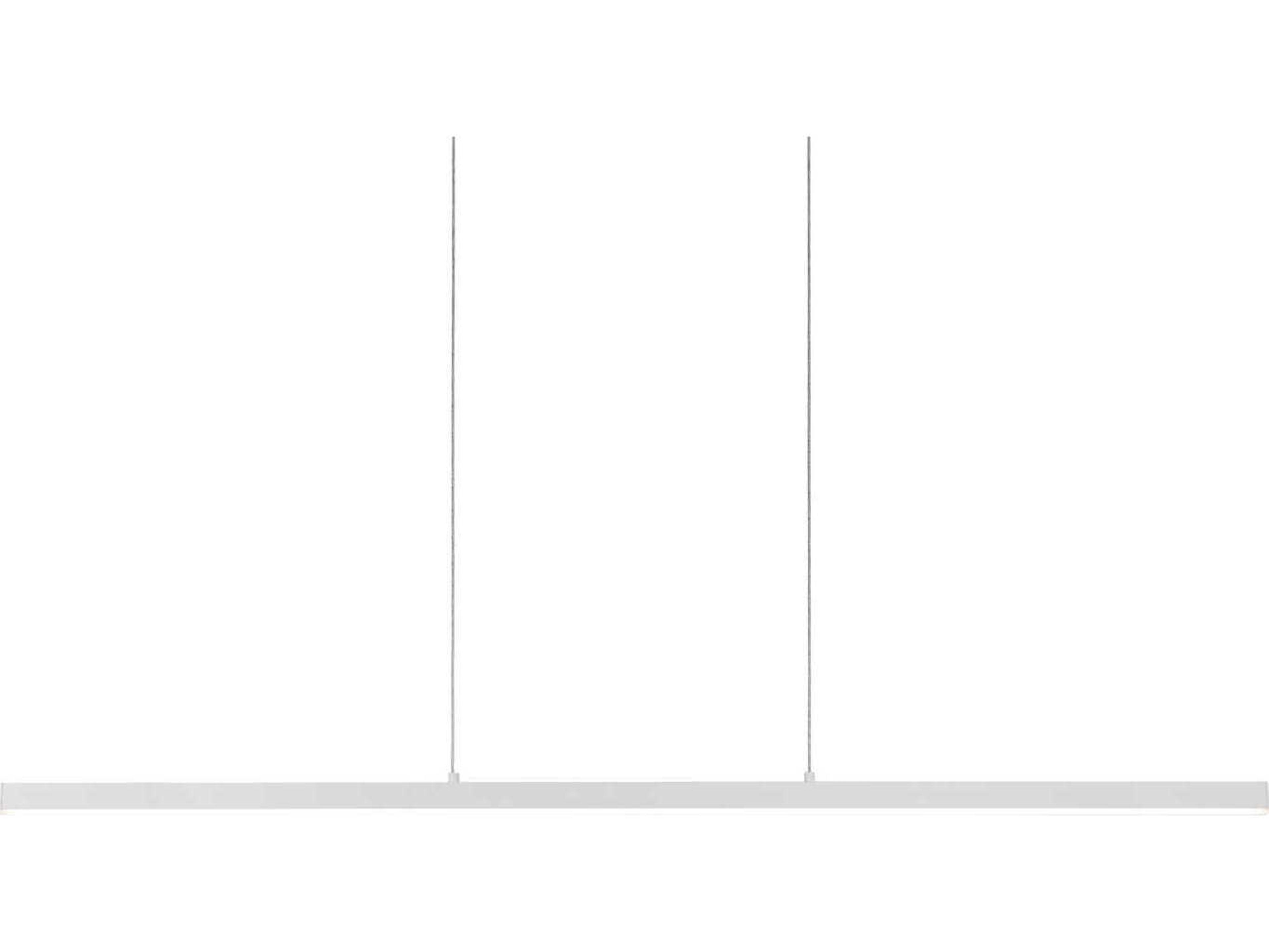 Kuzco Lighting Vega White Linear Island Pendant