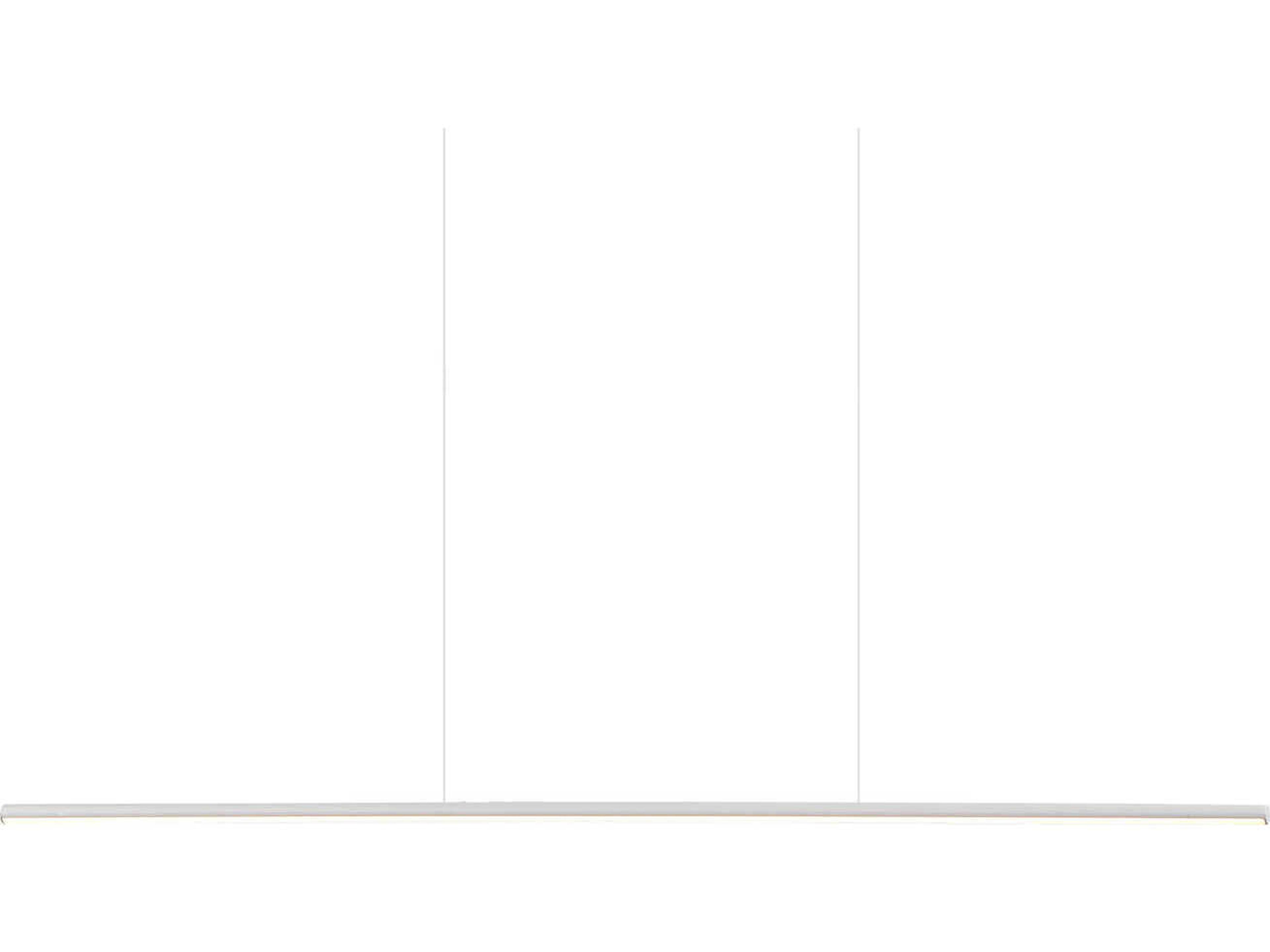 Kuzco Lighting Chute White Linear Island Pendant