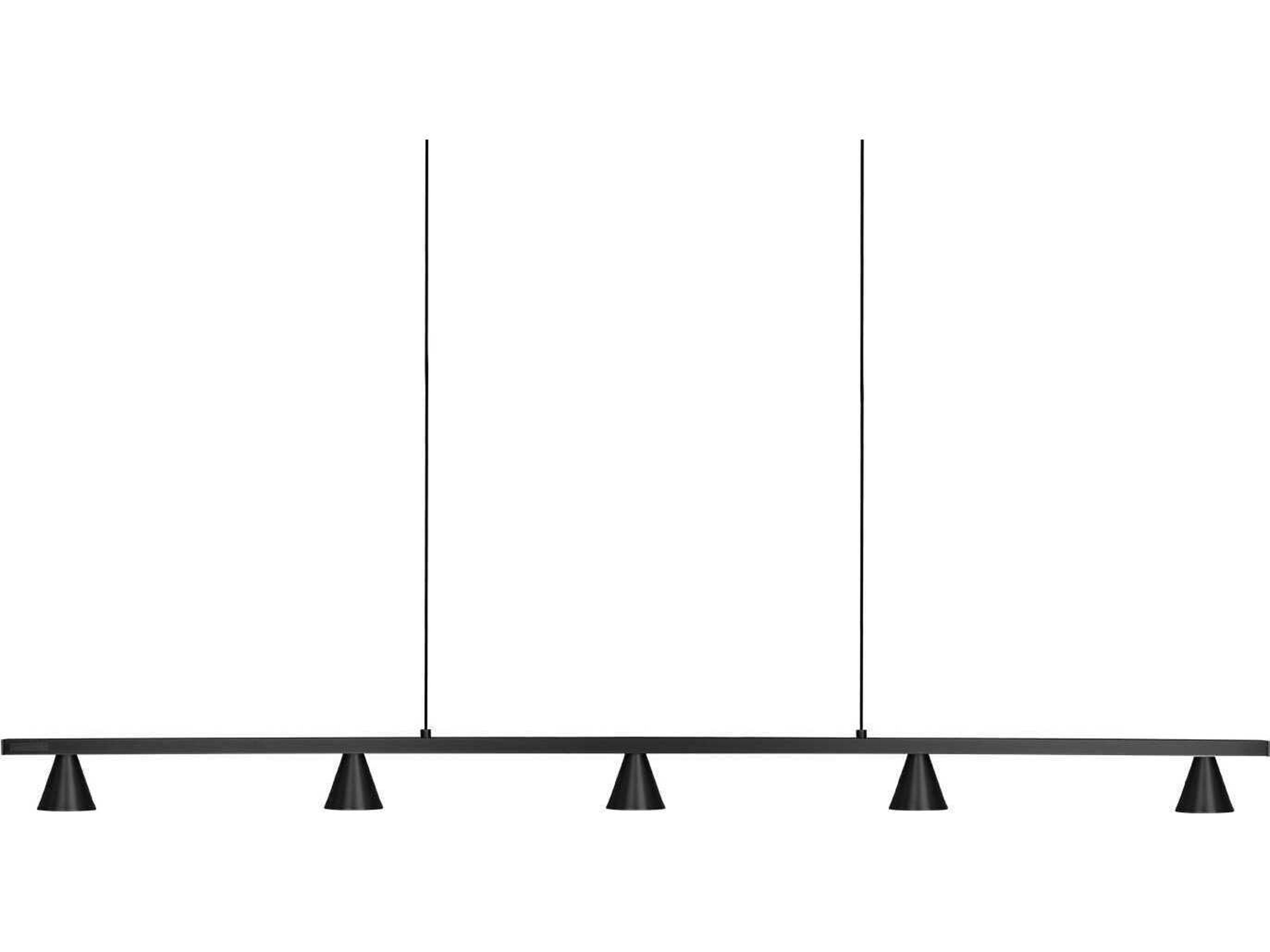 Kuzco Lighting Dune Black Island Pendant