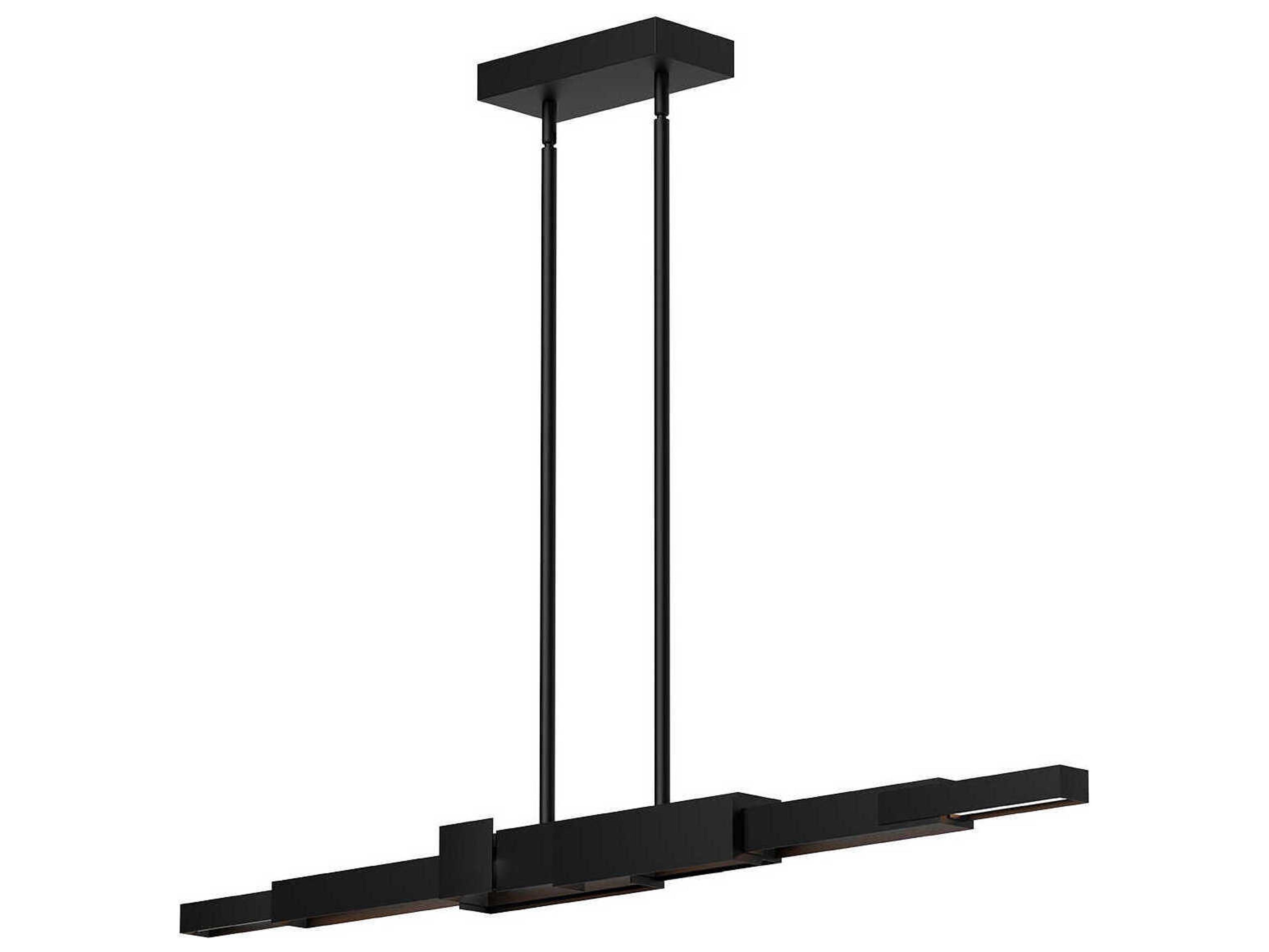 Kuzco Lighting Enzo Black Linear Island Pendant