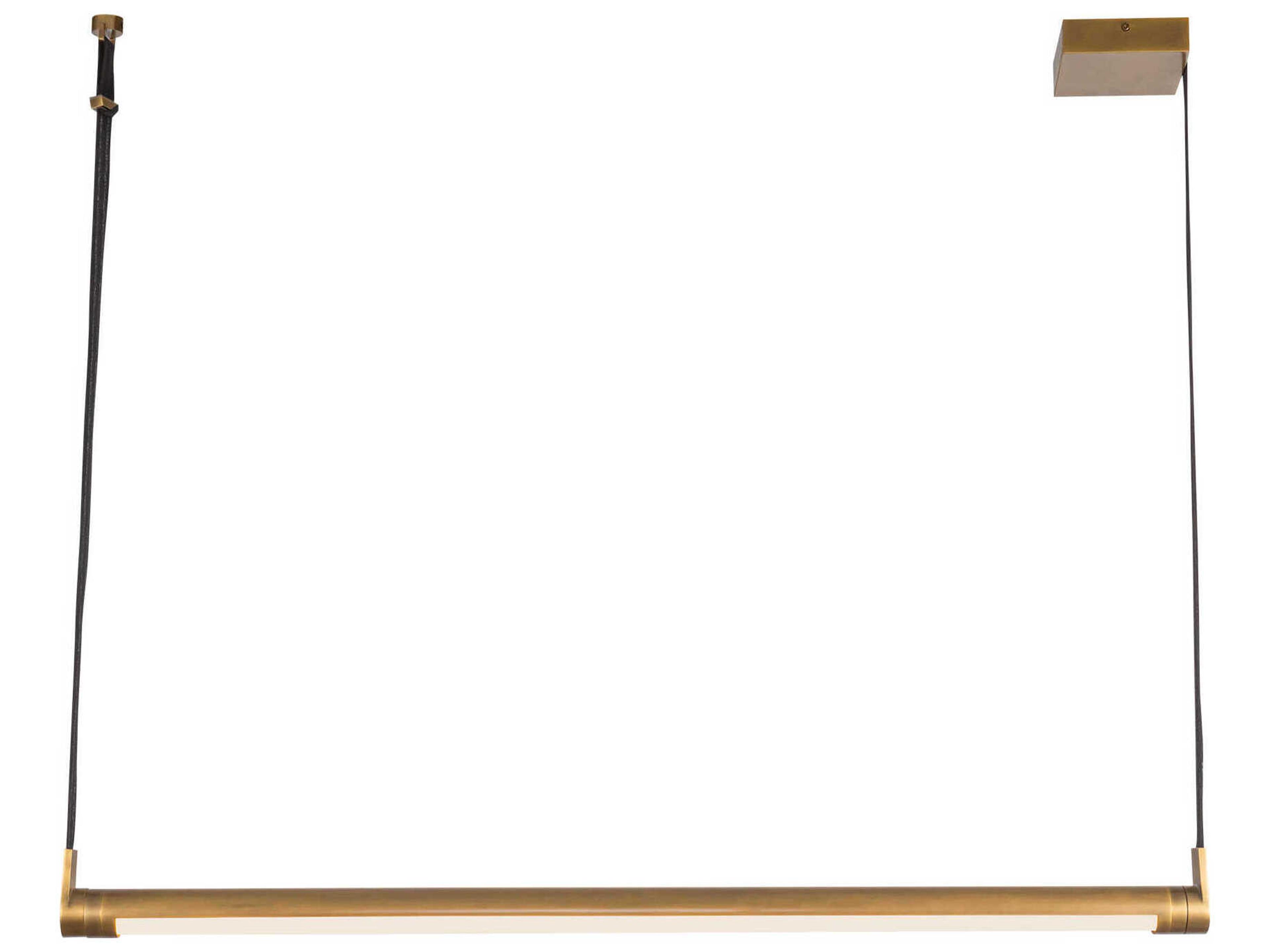 Kuzco Lighting Laurence Vintage Brass Cylinder Mini Pendant