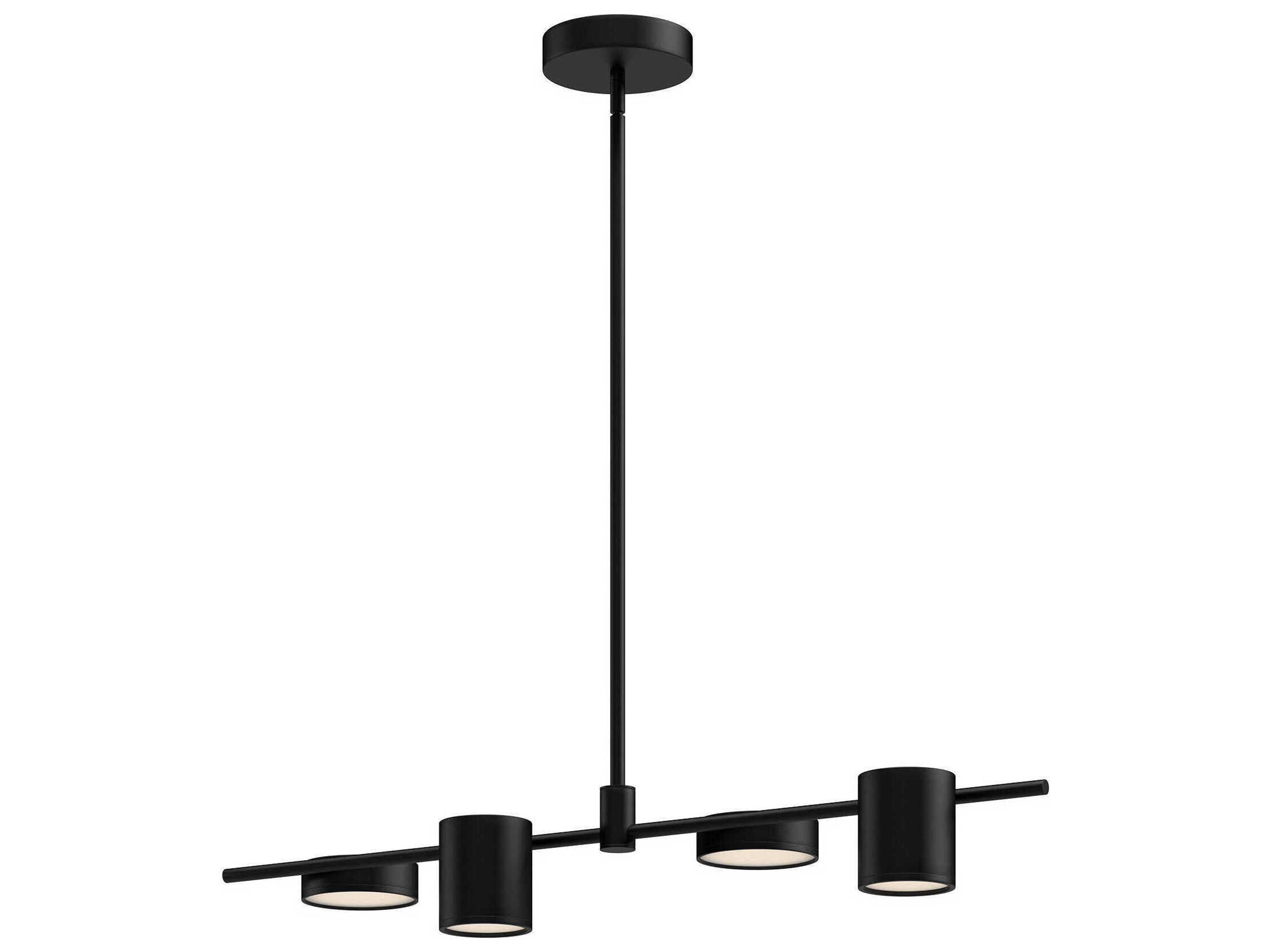 Kuzco Lighting Jayden Black Linear Island Pendant