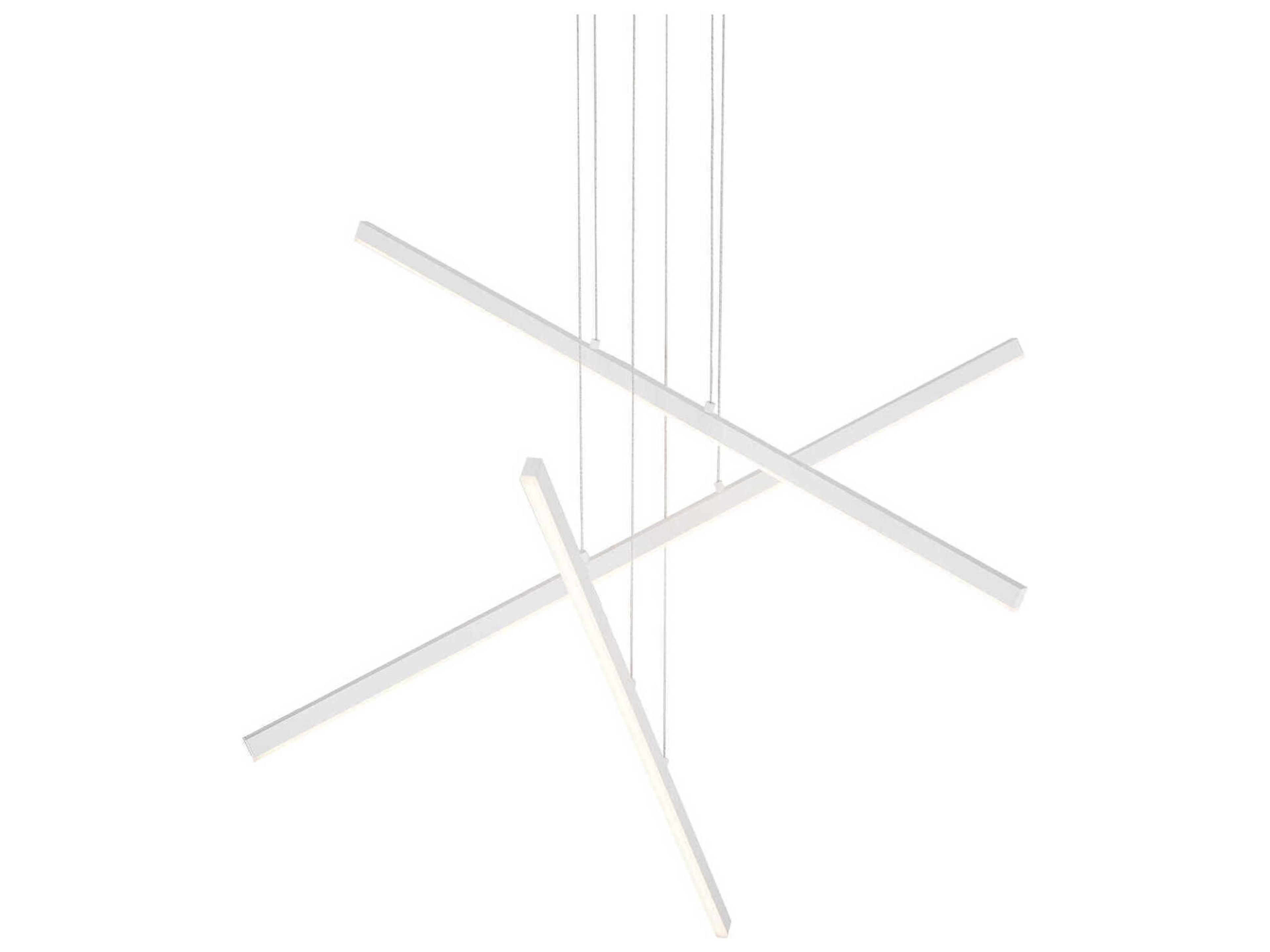 Kuzco Lighting Vega White Linear Pendant