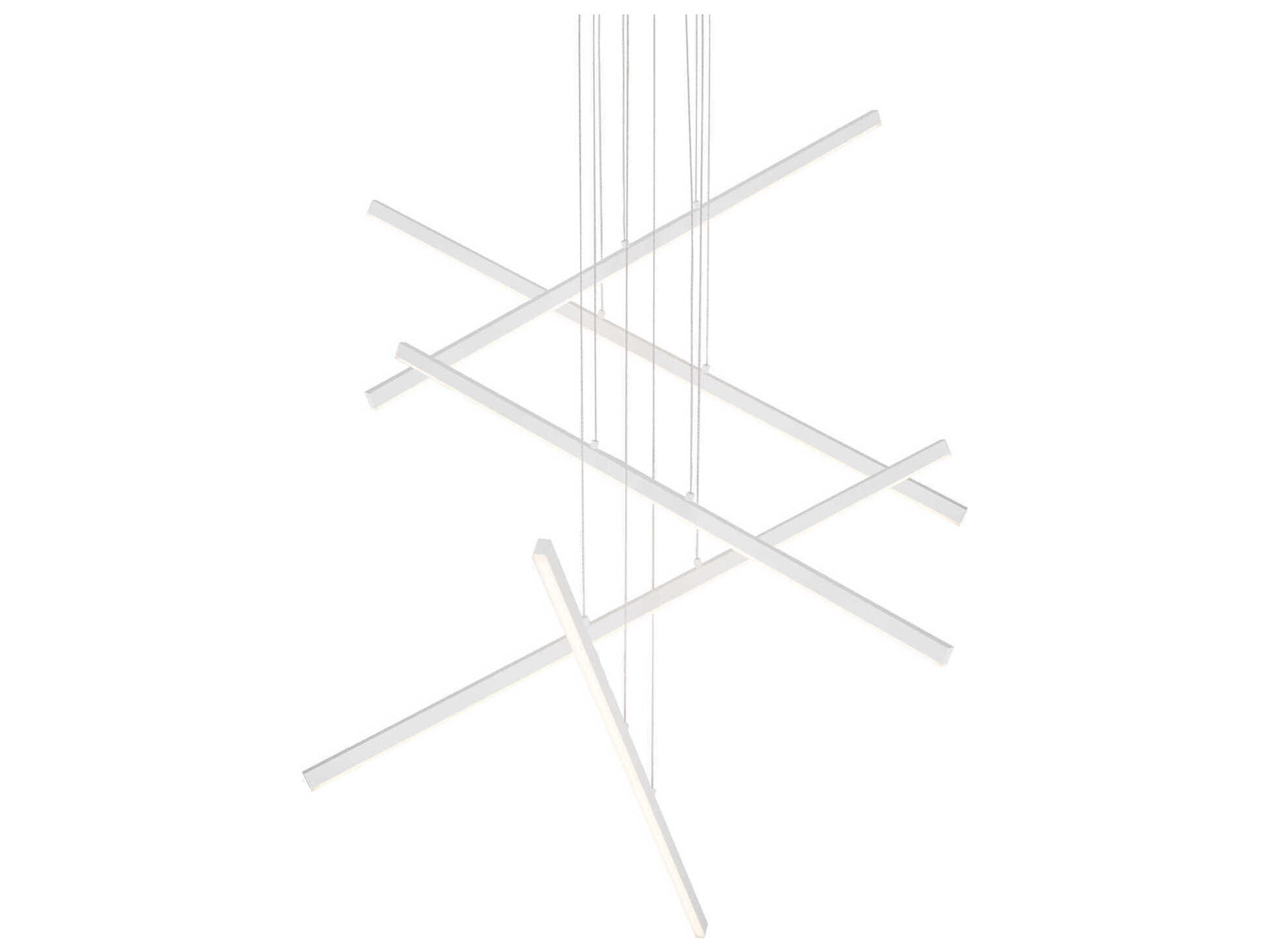 Kuzco Lighting Vega White Linear Pendant