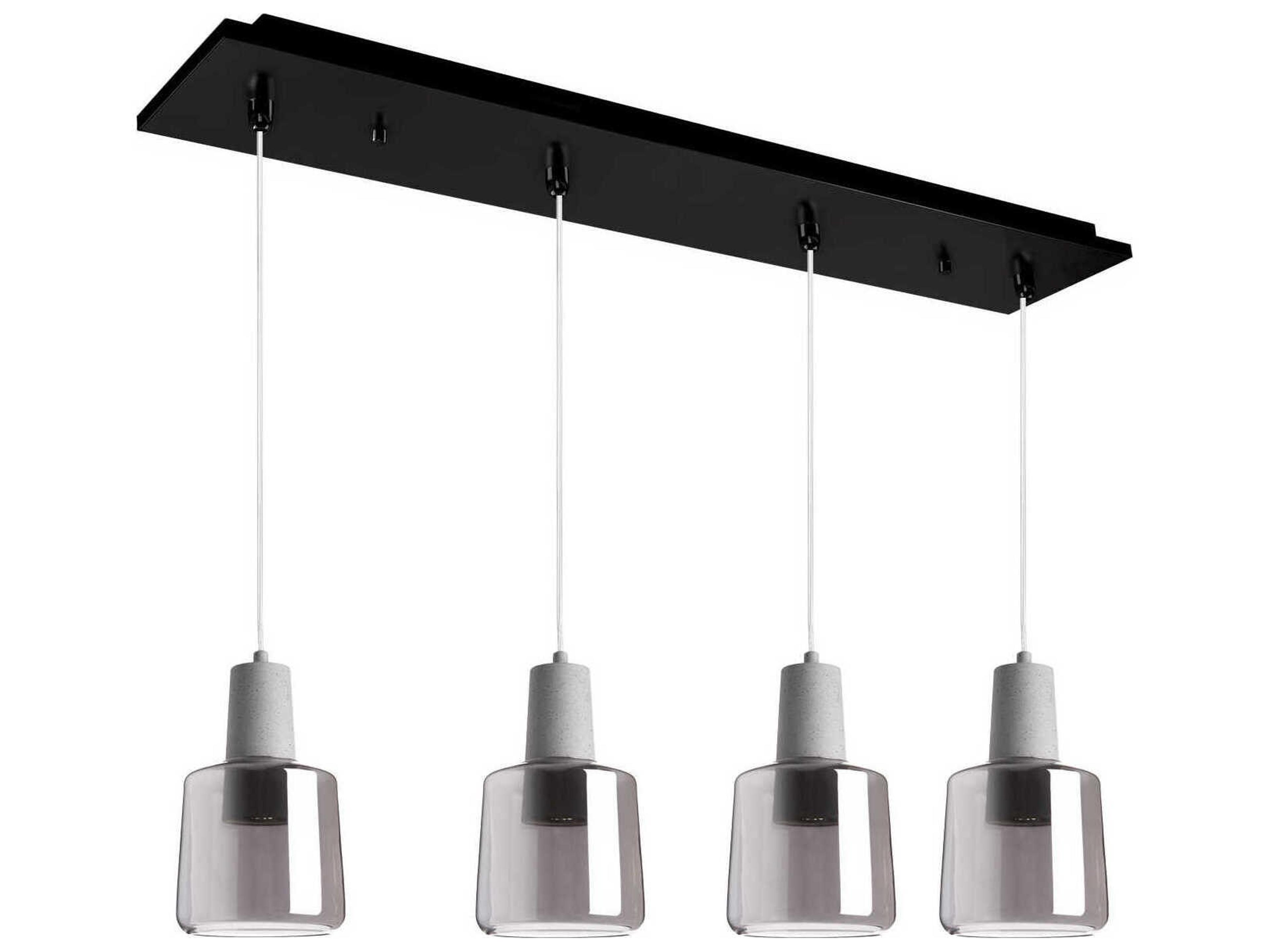 Kuzco Lighting Samson 4-Light Black Island Pendant