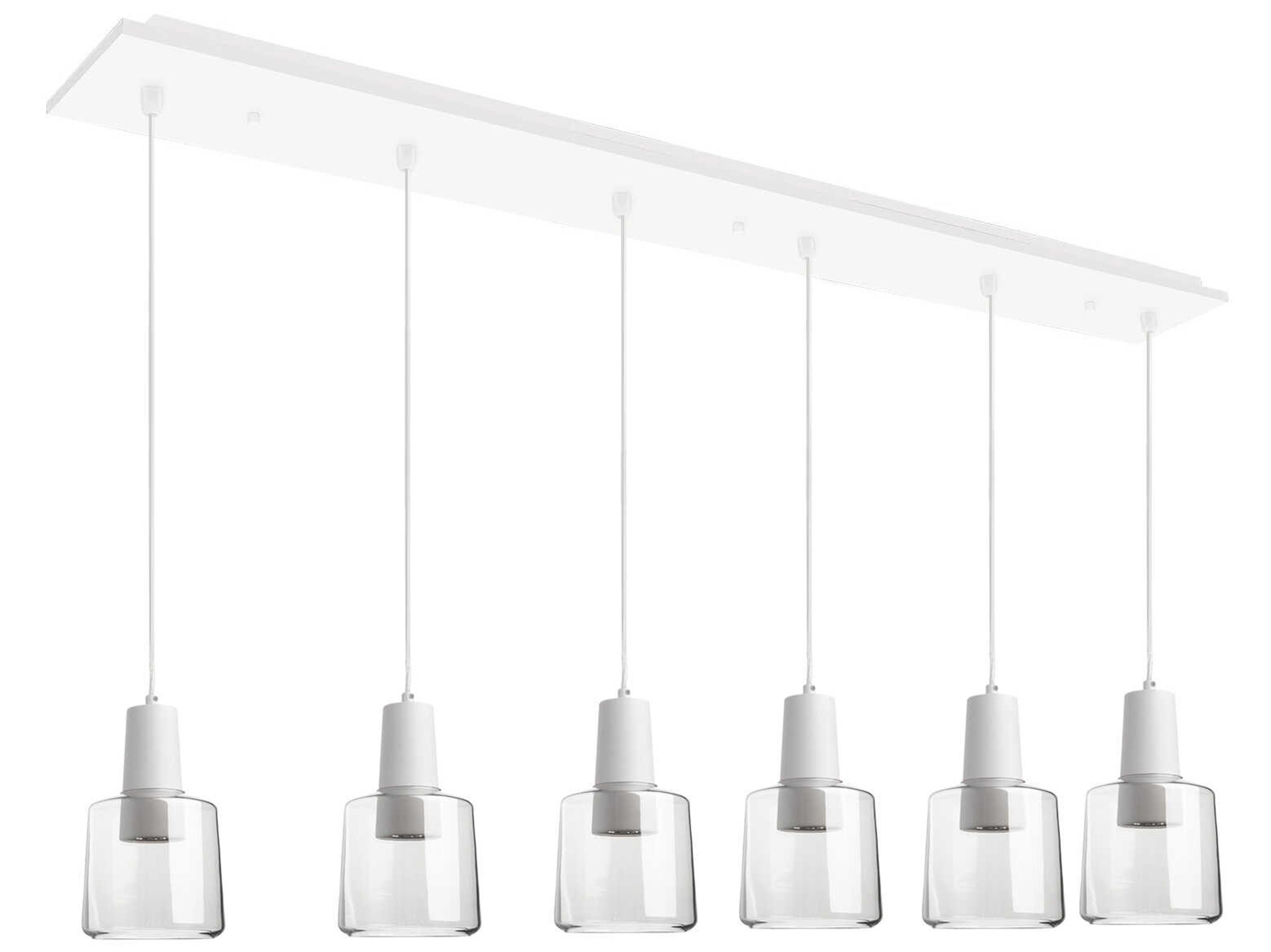 Kuzco Lighting Samson 6-Light White Island Pendant