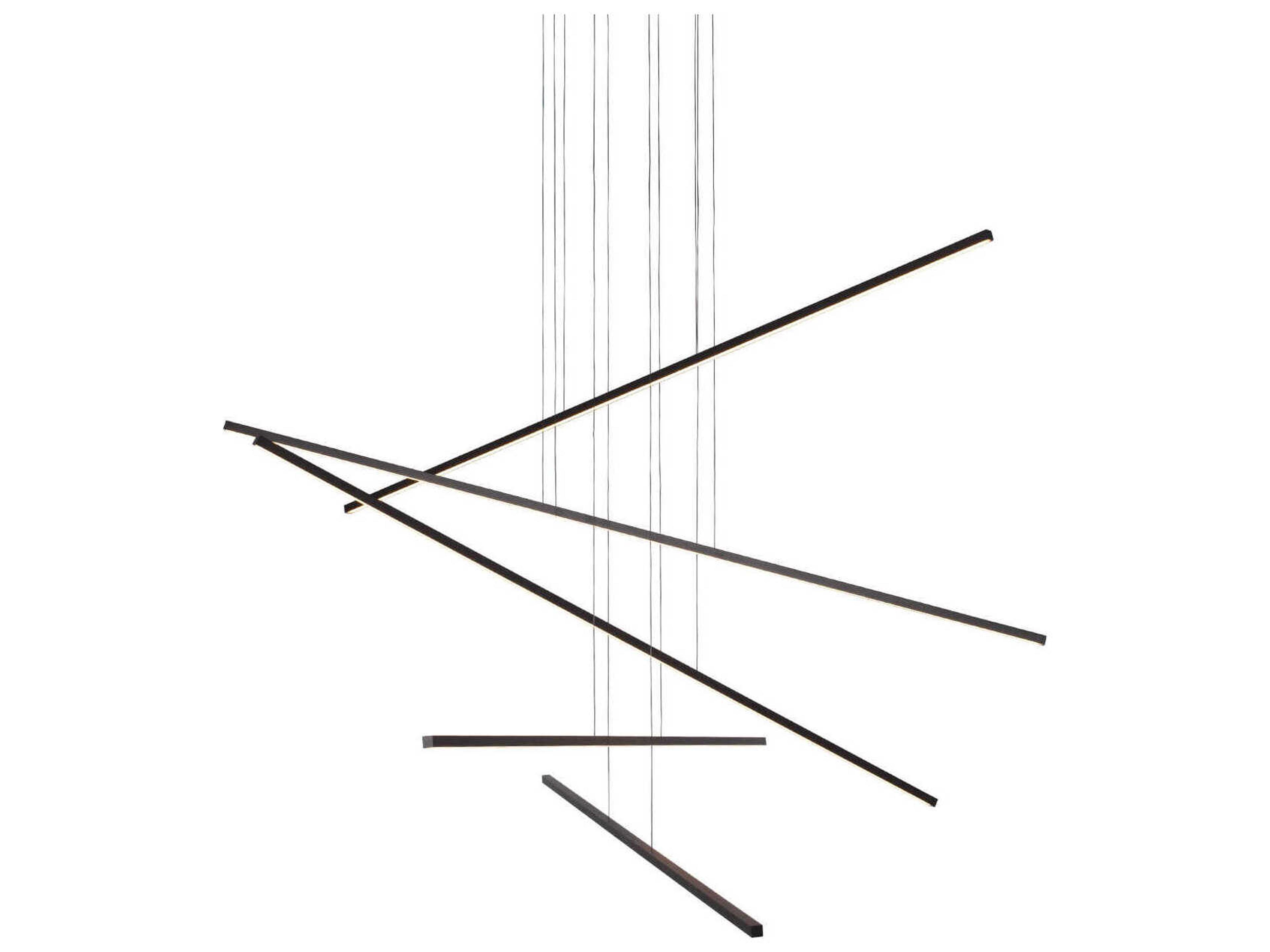 Kuzco Lighting Vega Minor Black Linear Pendant