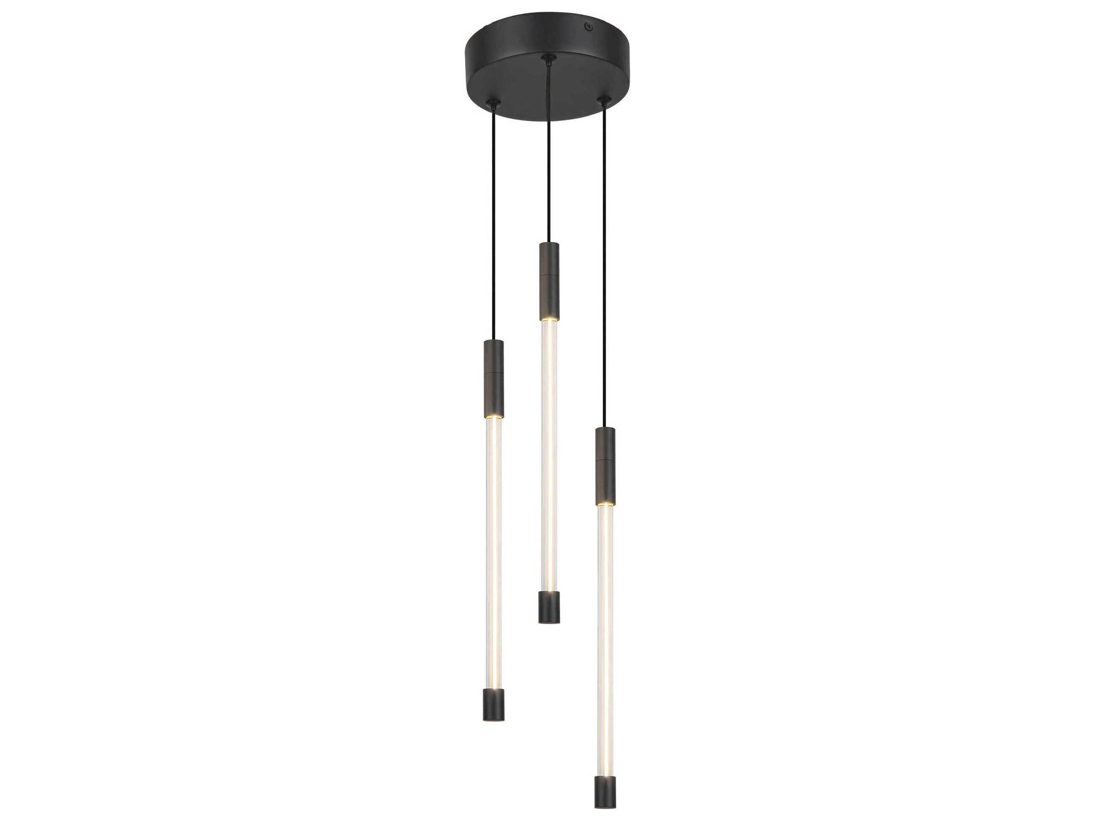 Kuzco Lighting Motif Black Linear Mini Pendant