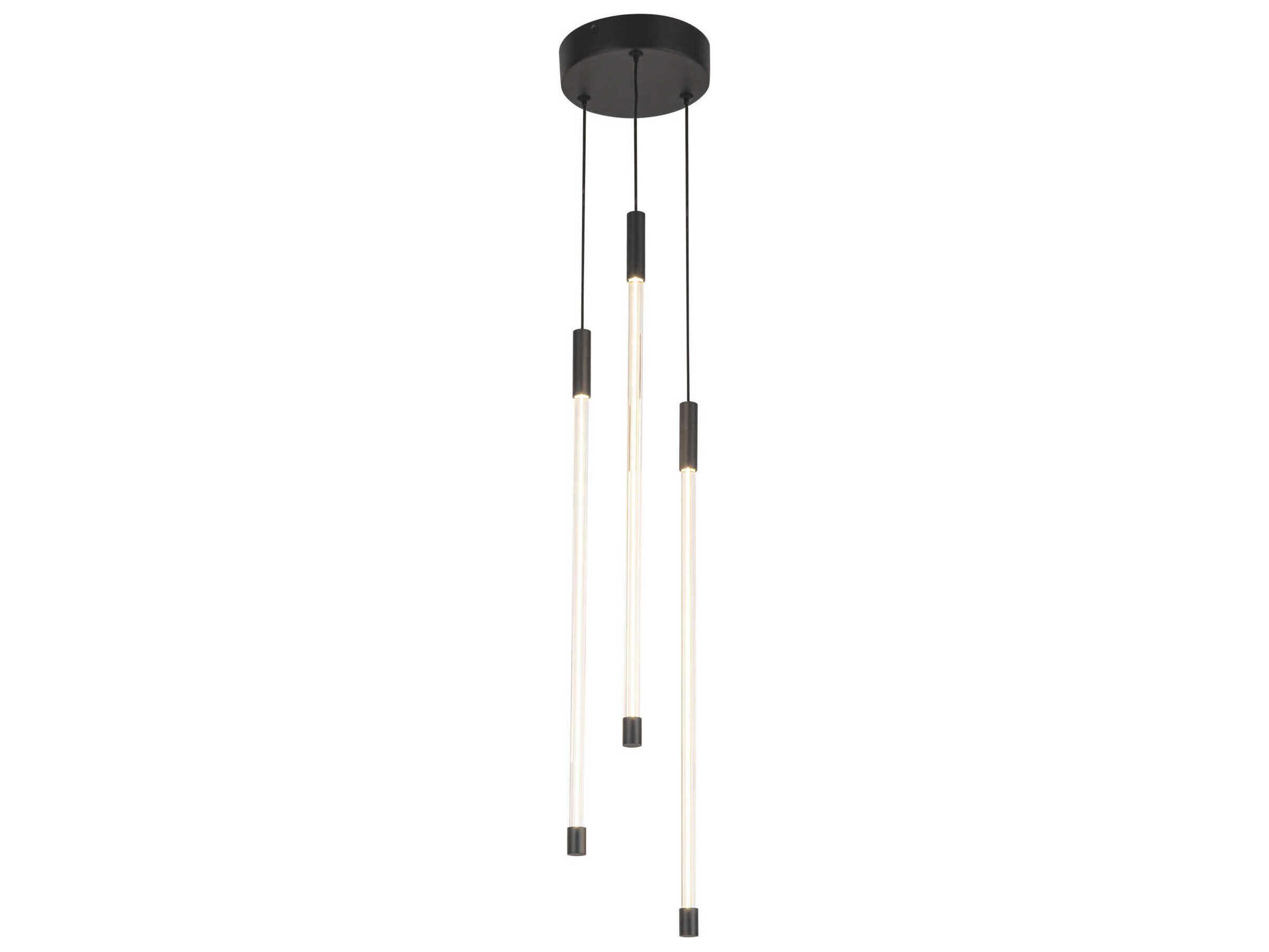 Kuzco Lighting Motif Black Linear Mini Pendant