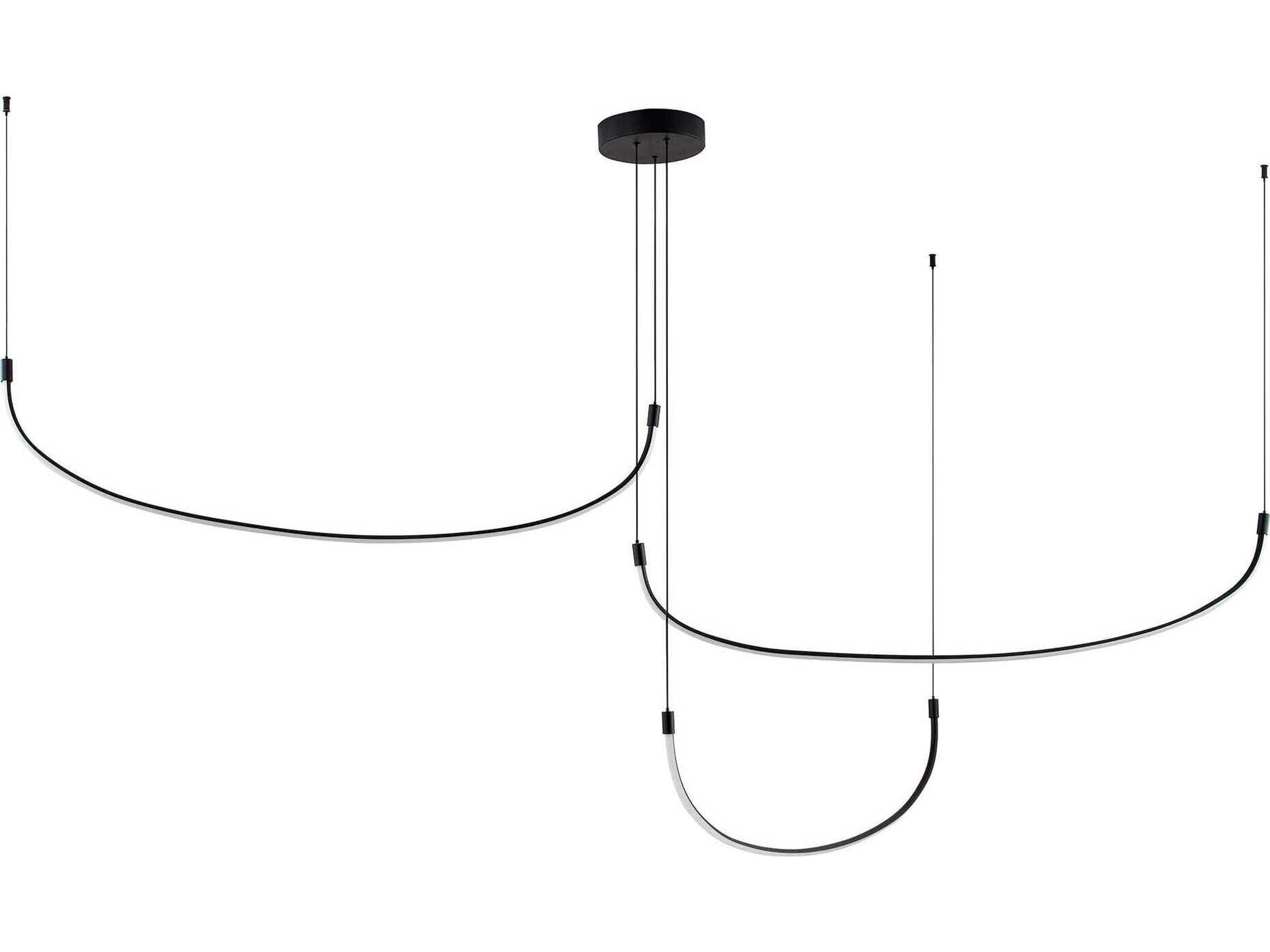 Kuzco Lighting Talis Black Linear Pendant