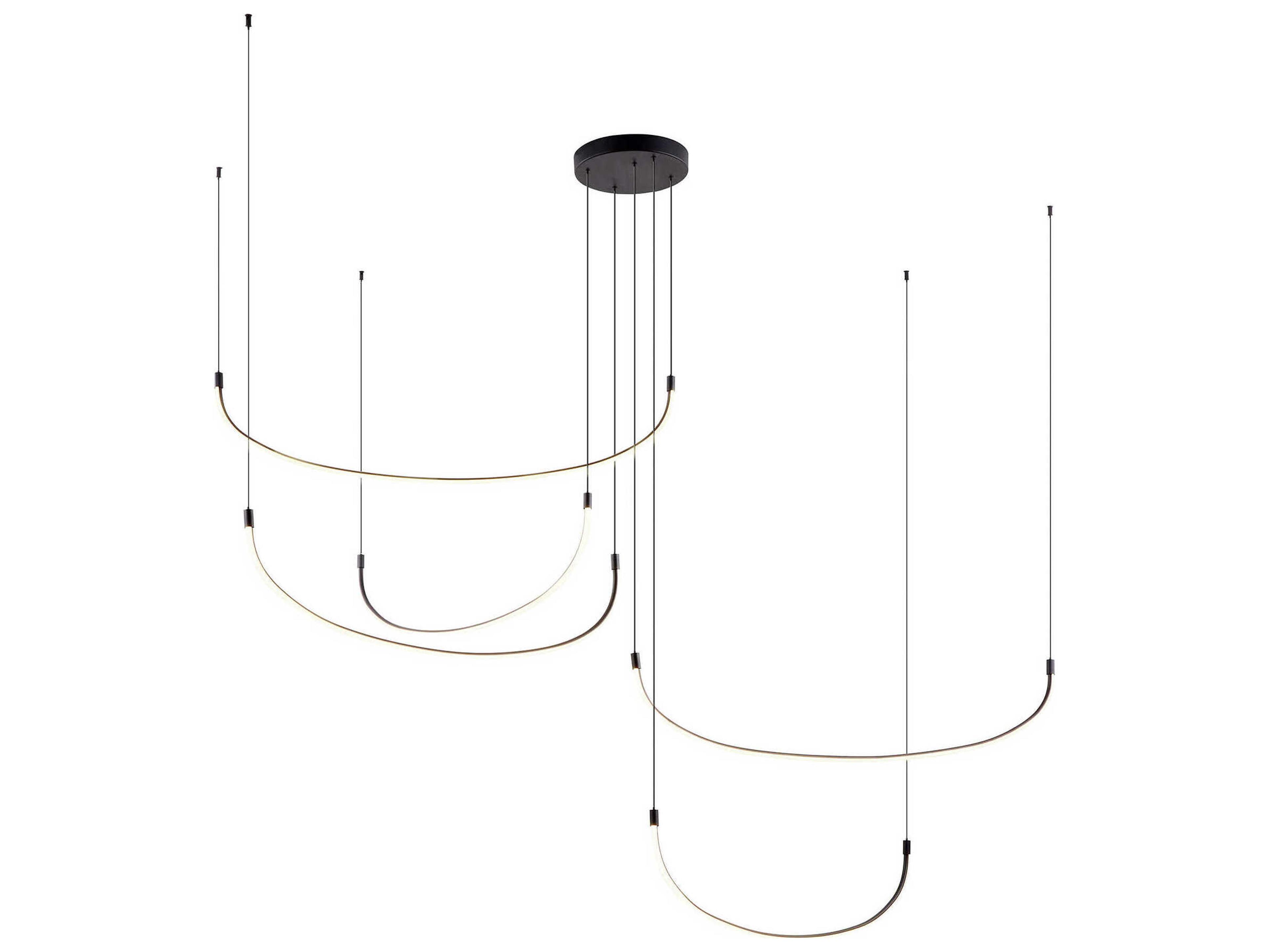 Kuzco Lighting Talis Black Linear Pendant