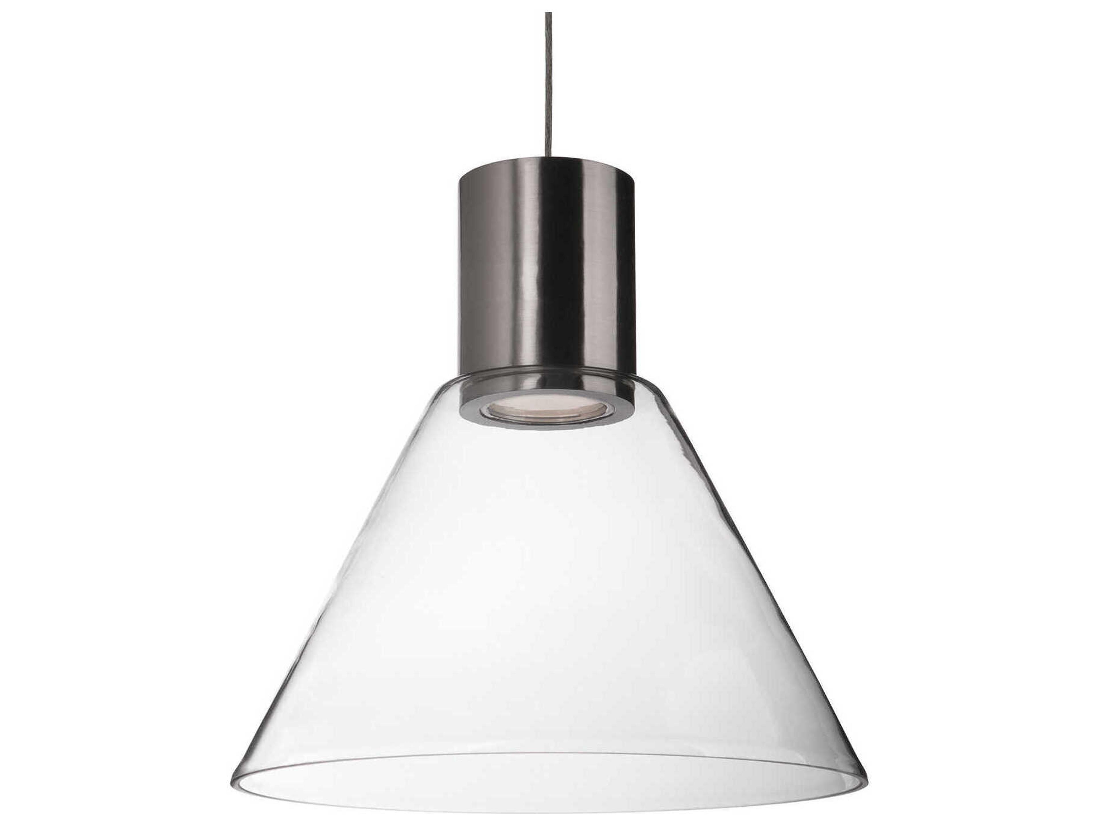 Kuzco Lighting Vanier Brushed Nickel Mini Pendant
