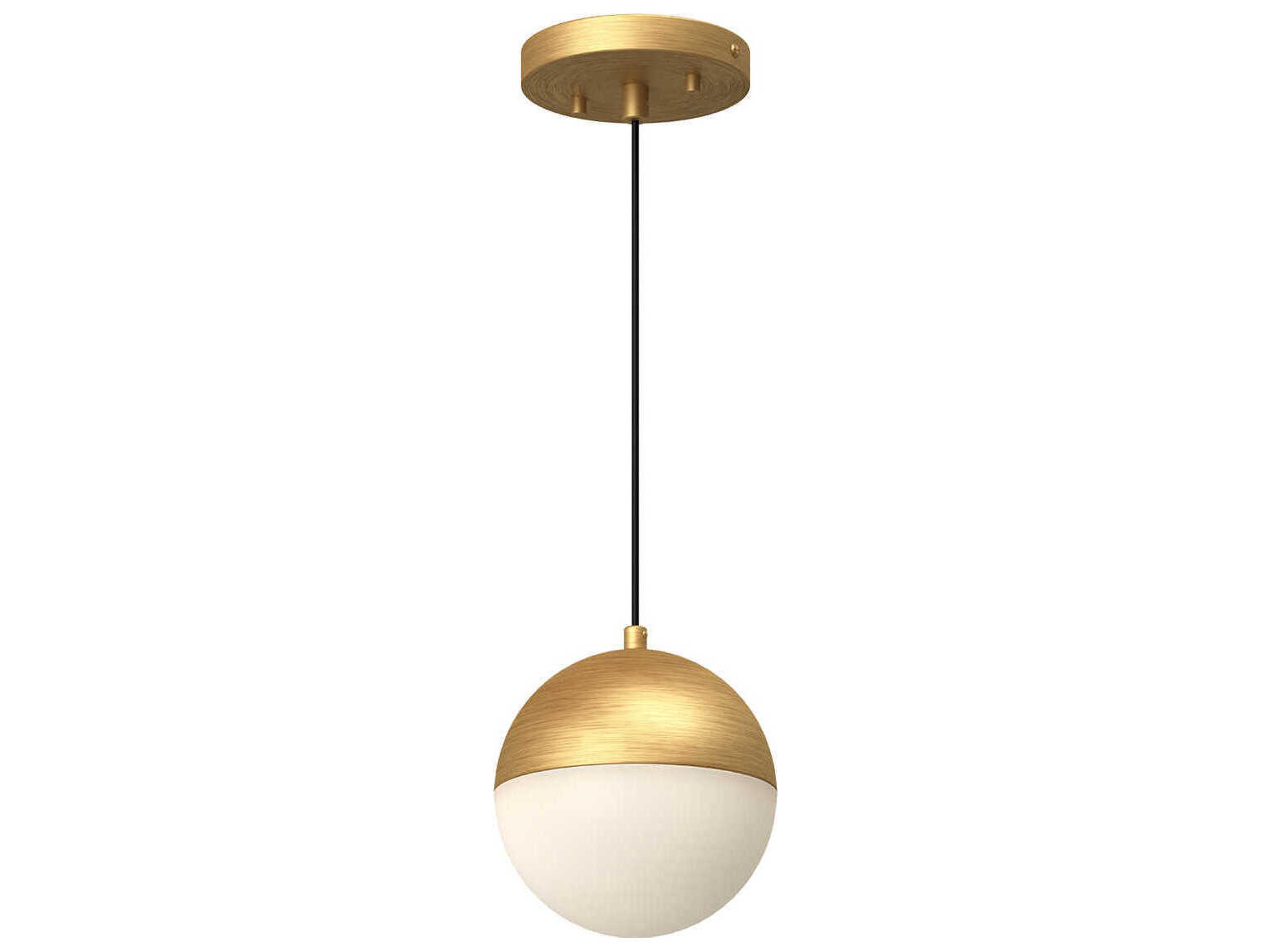 Kuzco Lighting Monae Brushed Gold Globe Mini Pendant