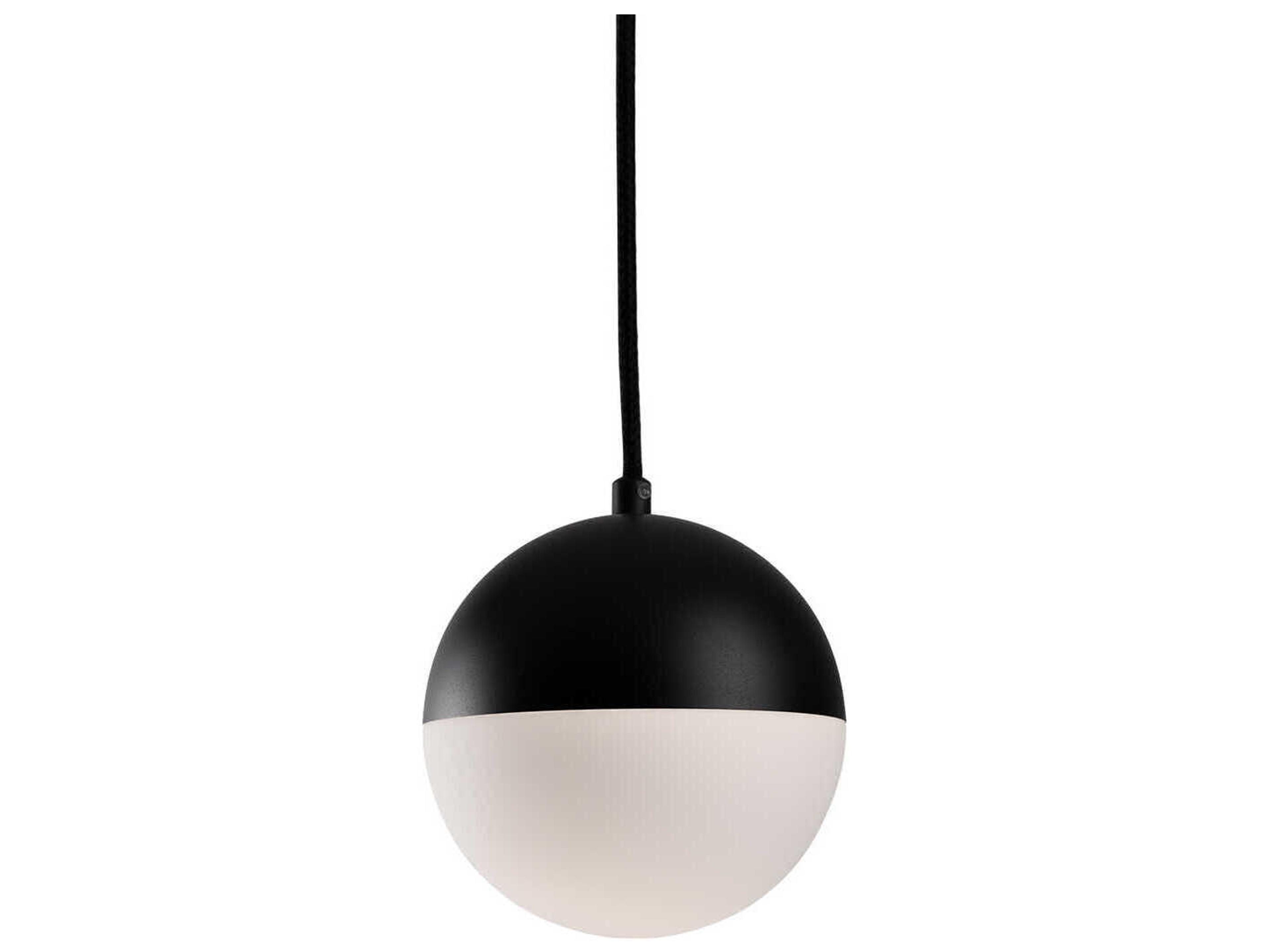 Kuzco Lighting Monae Black Globe Mini Pendant