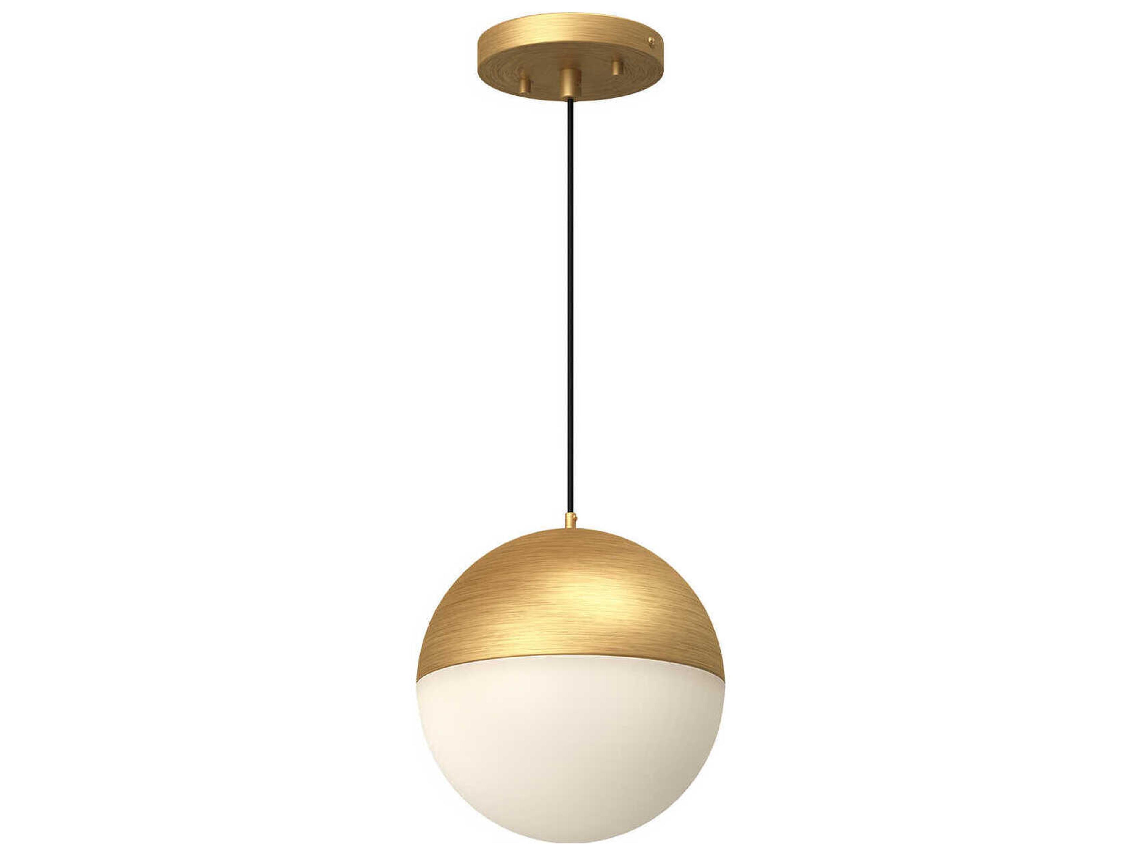 Kuzco Lighting Monae Brushed Gold Globe Mini Pendant