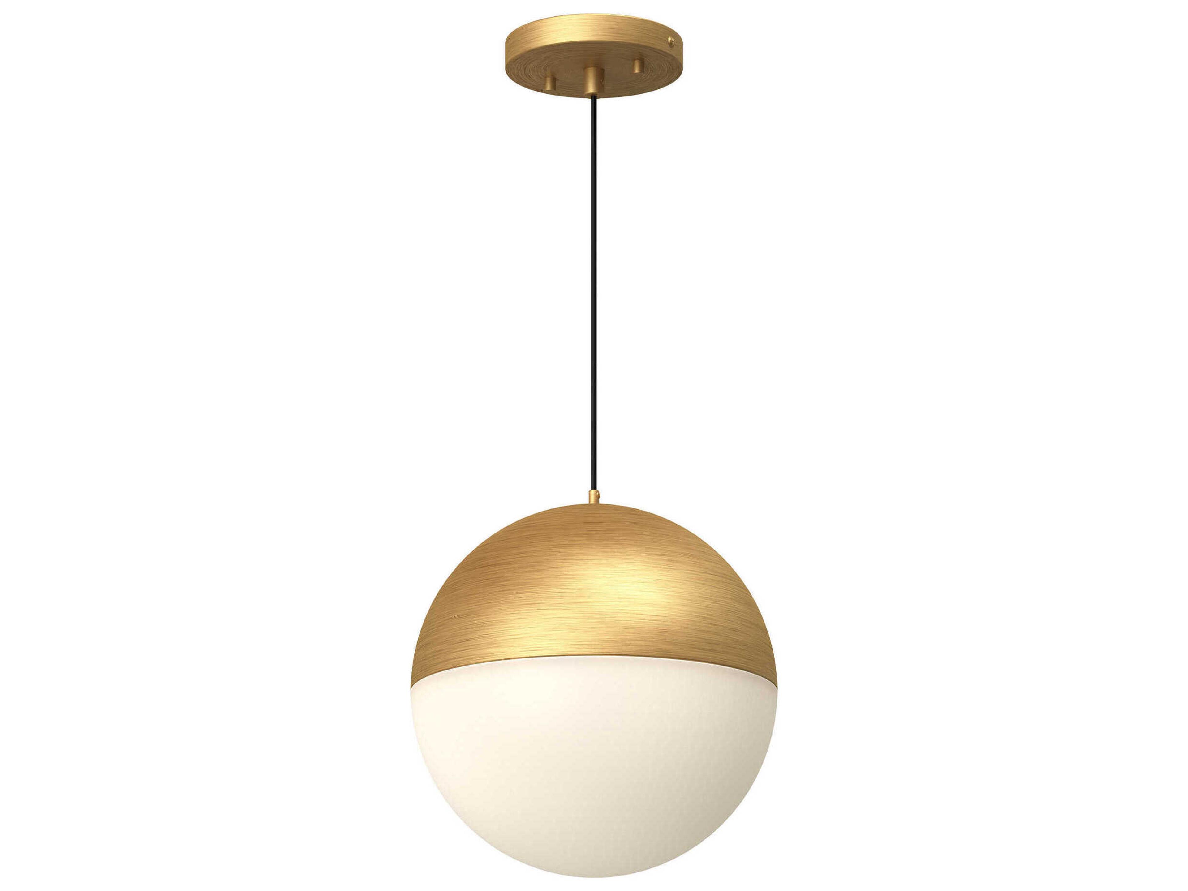 Kuzco Lighting Monae Brushed Gold Globe Mini Pendant
