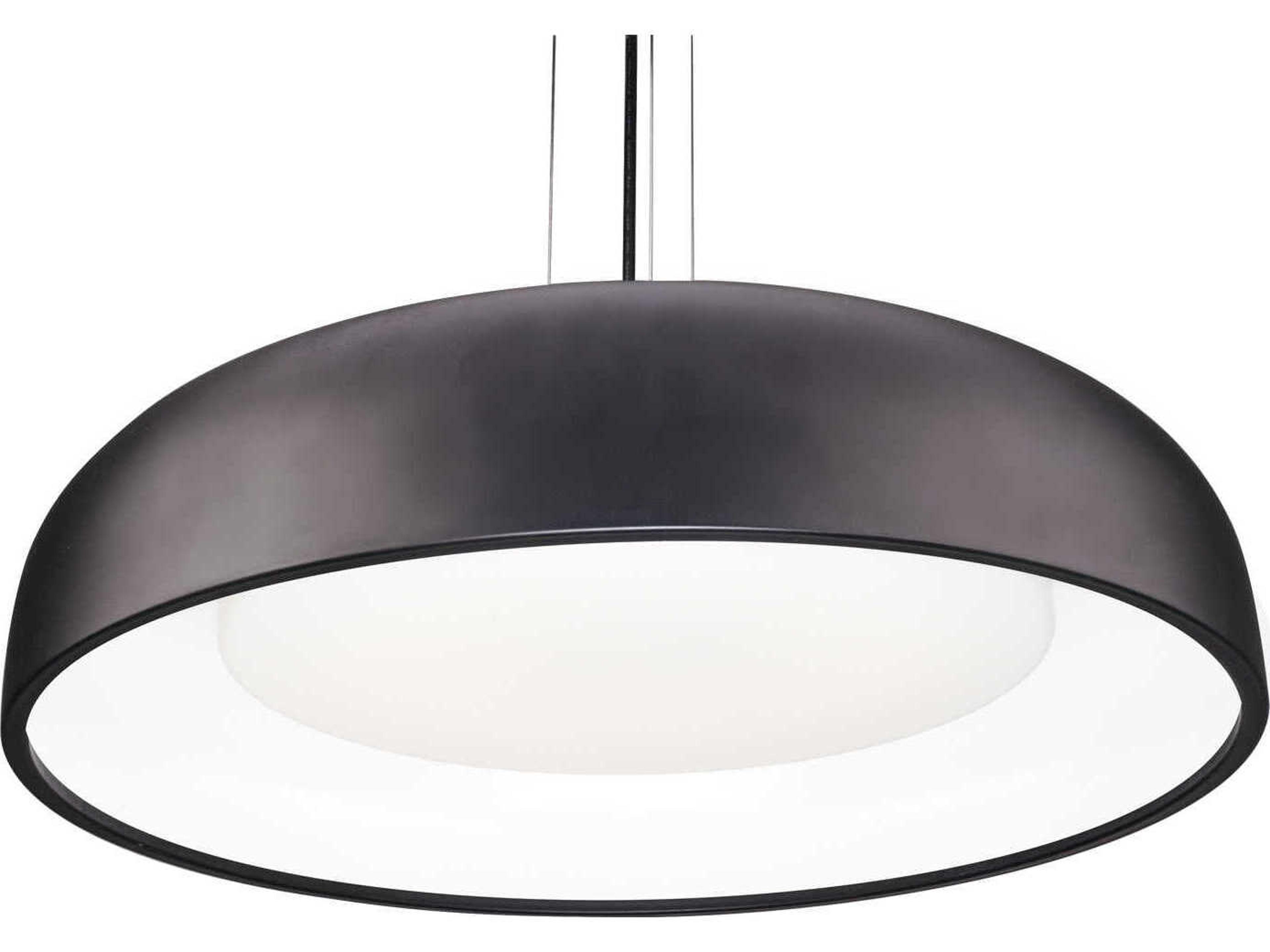 Kuzco Lighting Beacon Black Drum Pendant