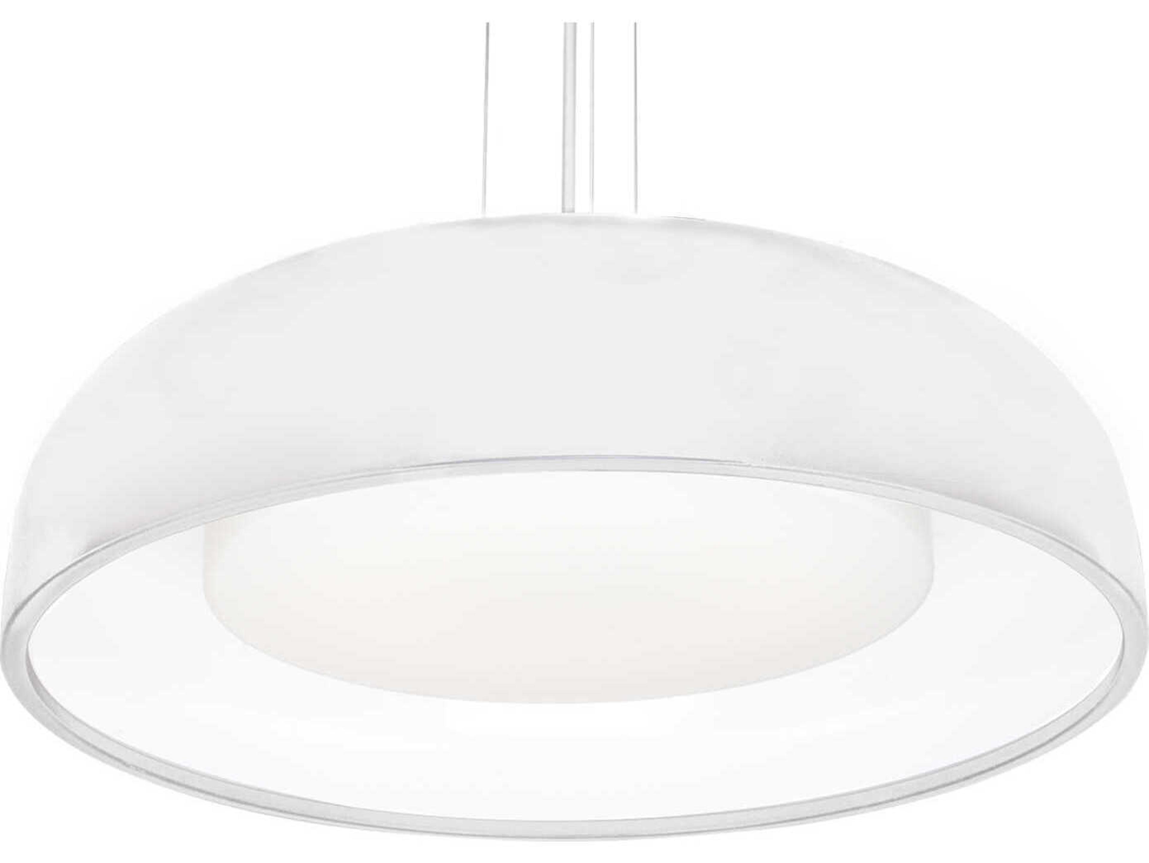 Kuzco Lighting Beacon White Round Pendant