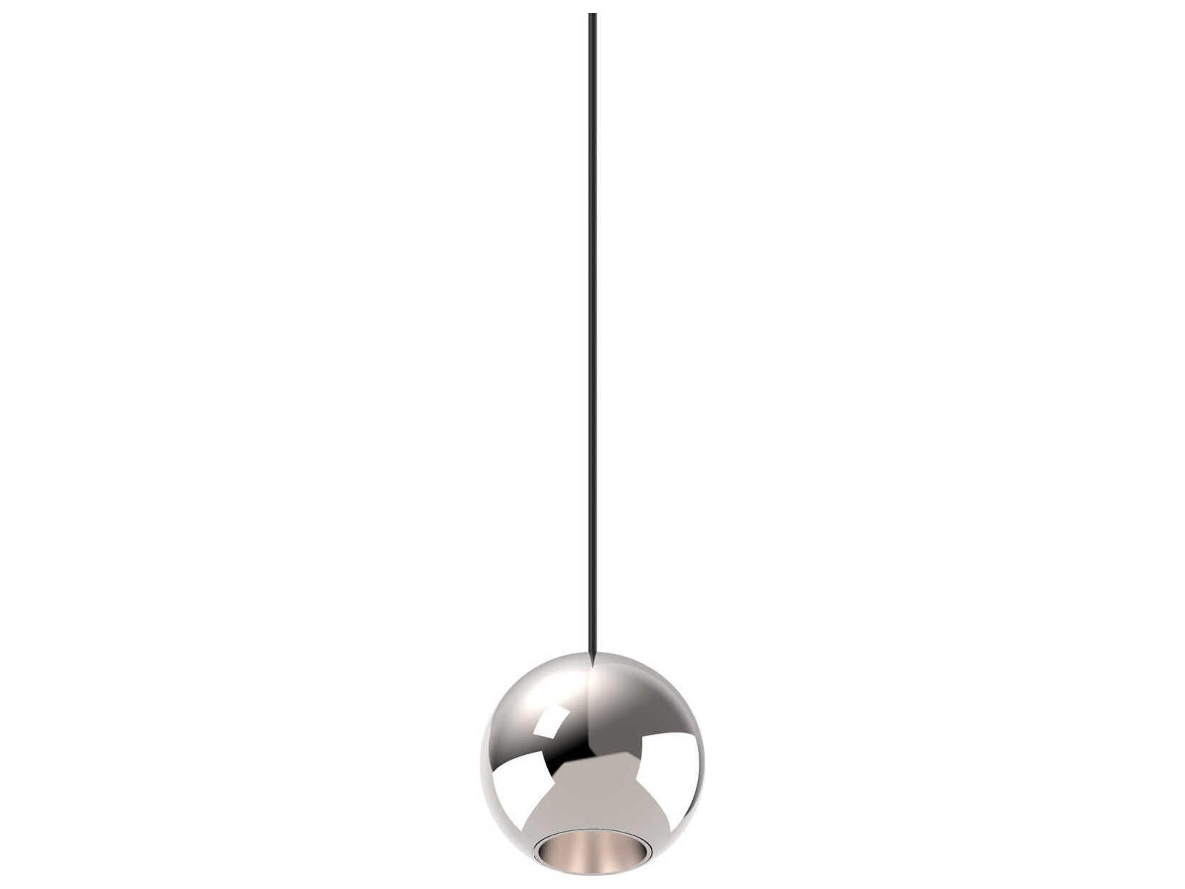 Kuzco Lighting Exo Chrome Globe Mini Pendant