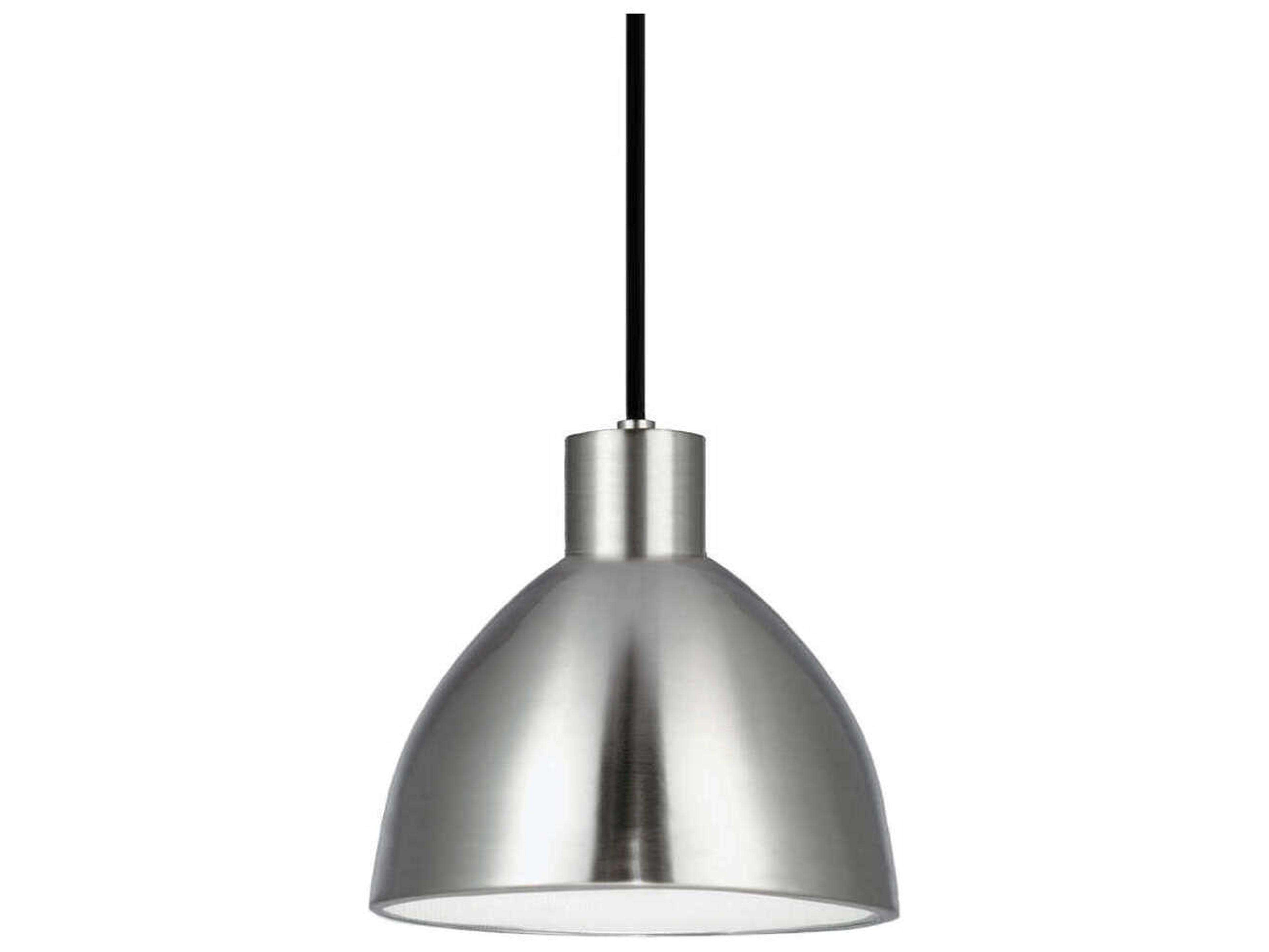 Kuzco Lighting Chroma Brushed Nickel Dome Mini Pendant