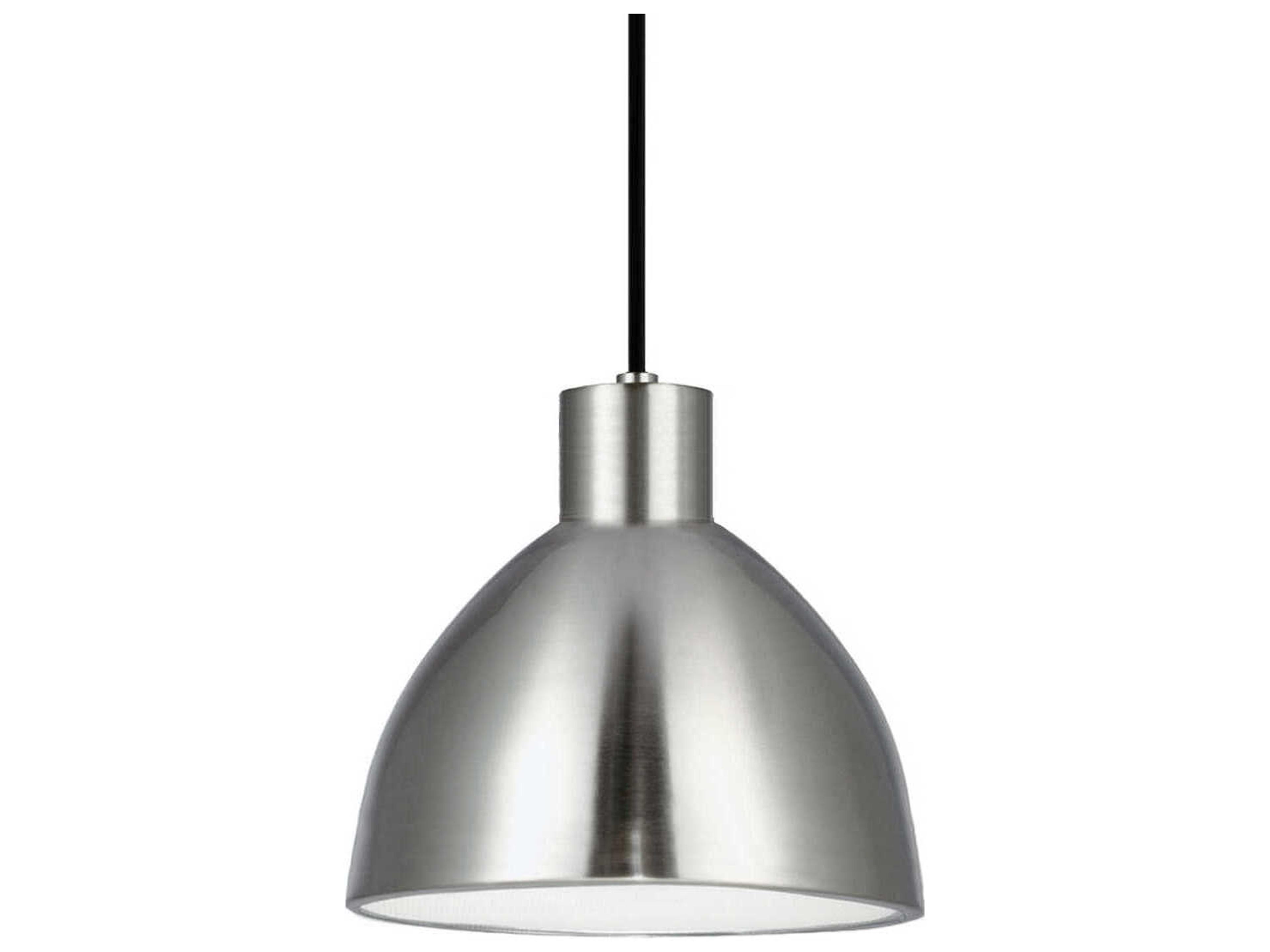 Kuzco Lighting Chroma Brushed Nickel Dome Pendant
