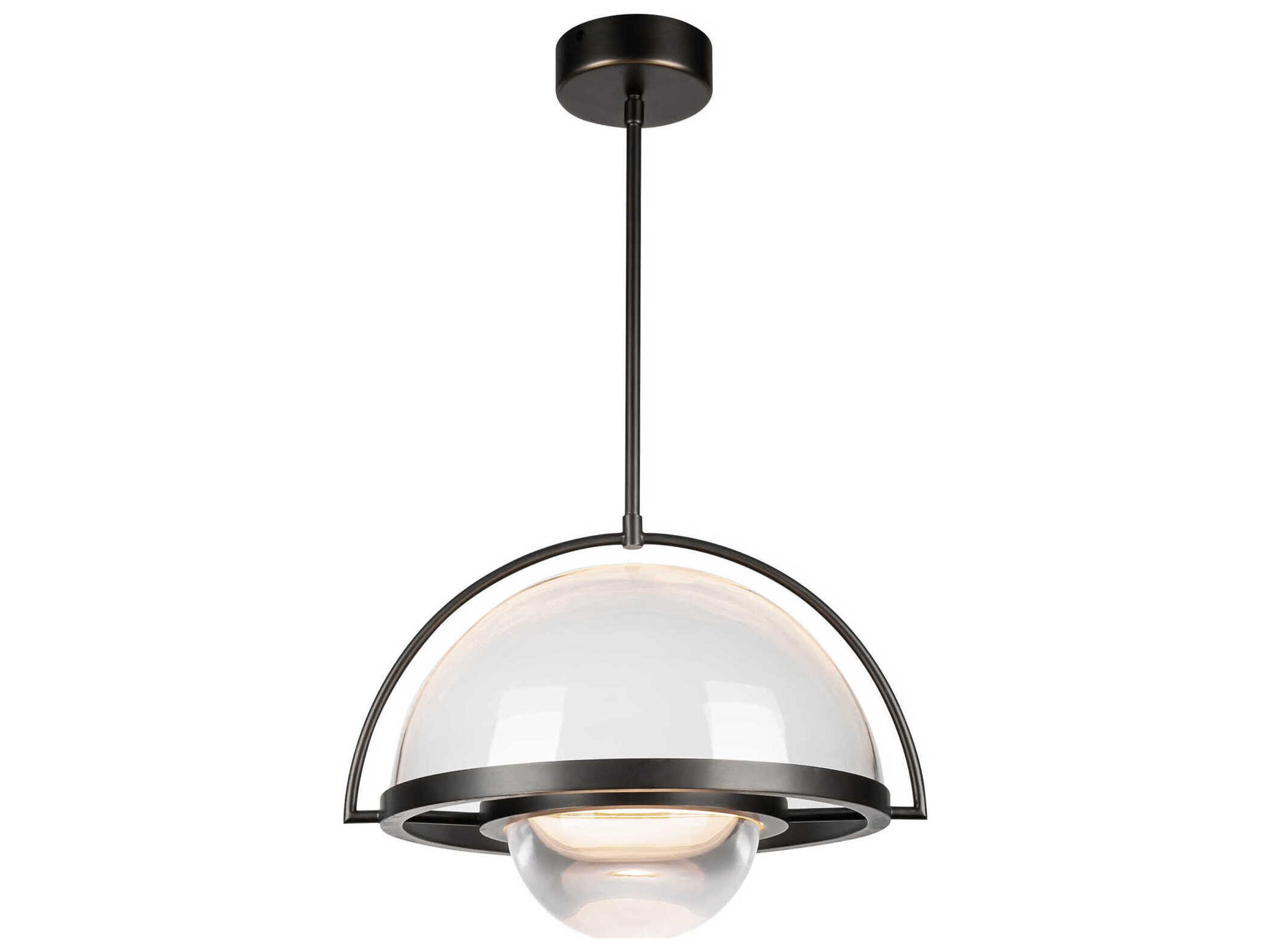 Kuzco Lighting Bowery Urban Bronze Dome Pendant
