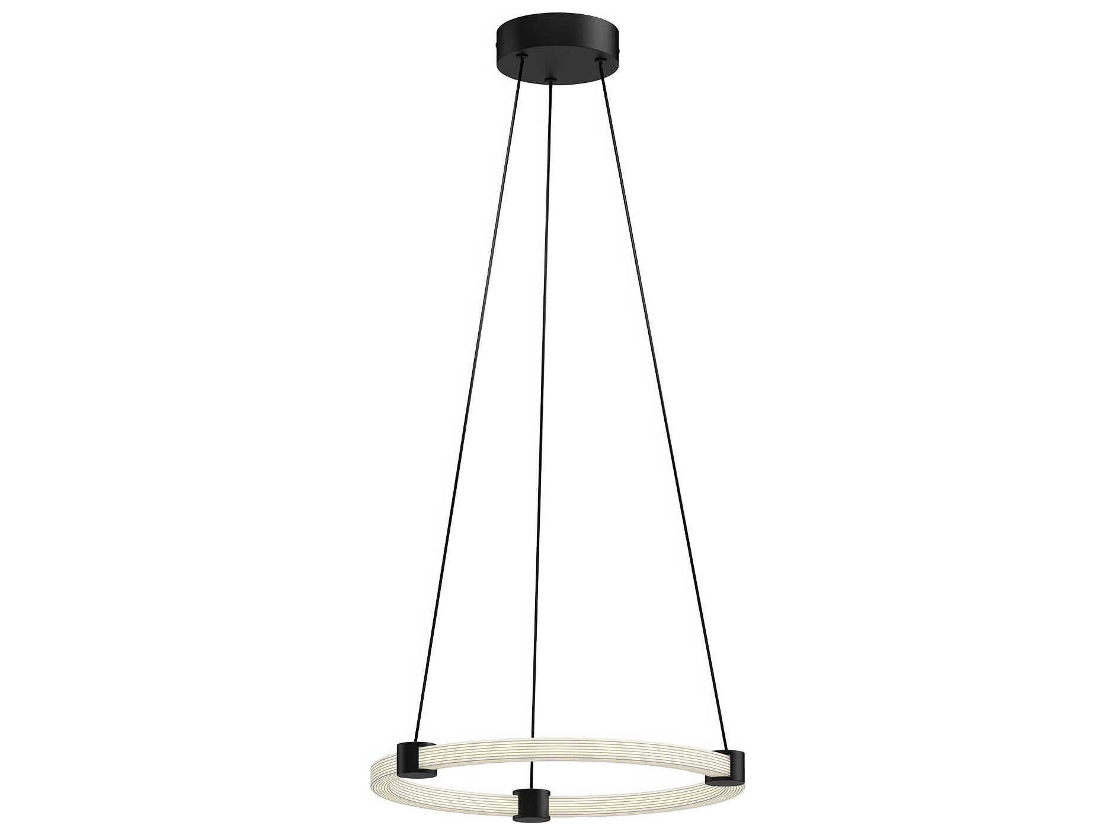 Kuzco Lighting Bruni Black Round Pendant