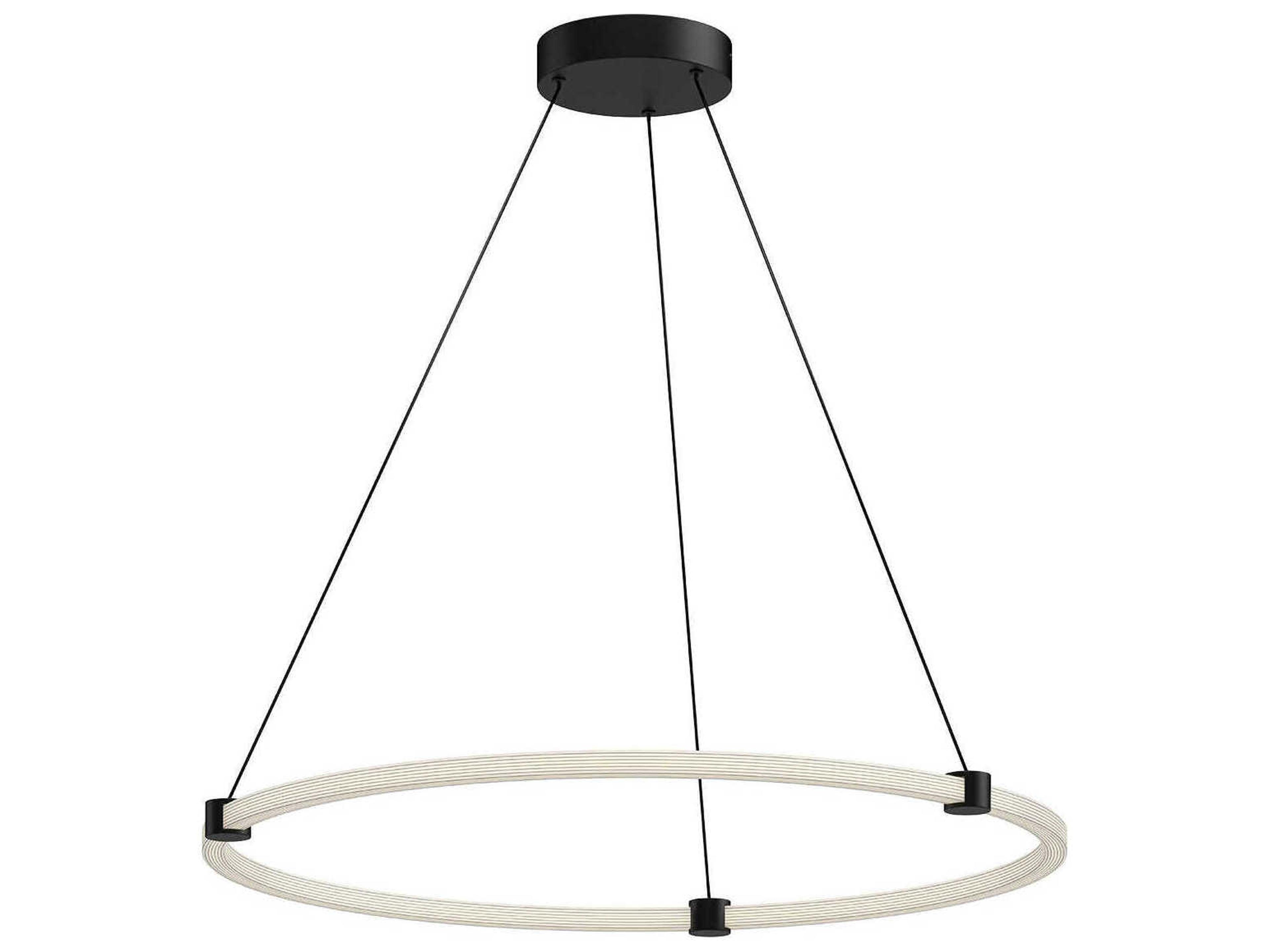 Kuzco Lighting Bruni Black Round Pendant