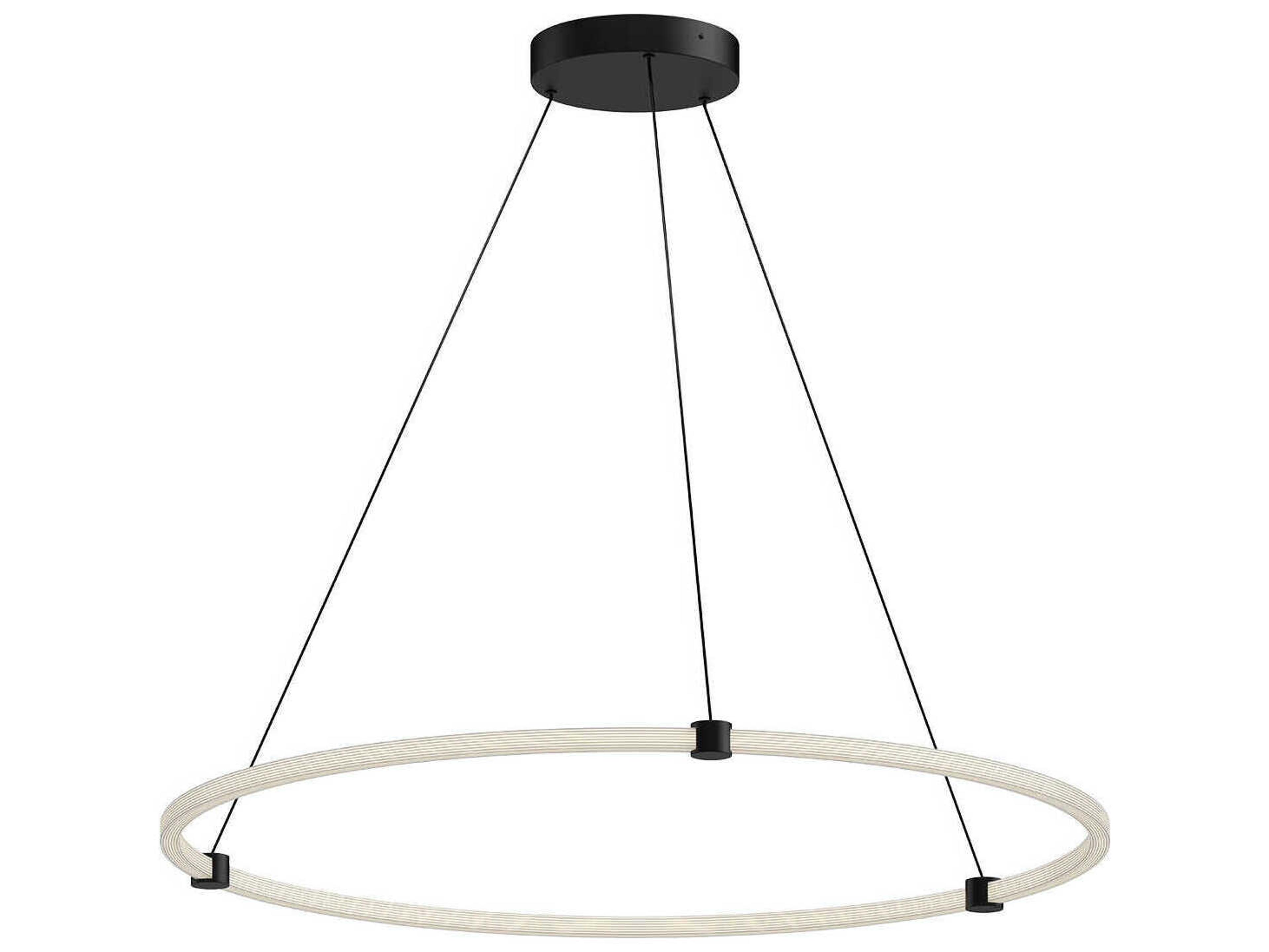 Kuzco Lighting Bruni Black Round Pendant