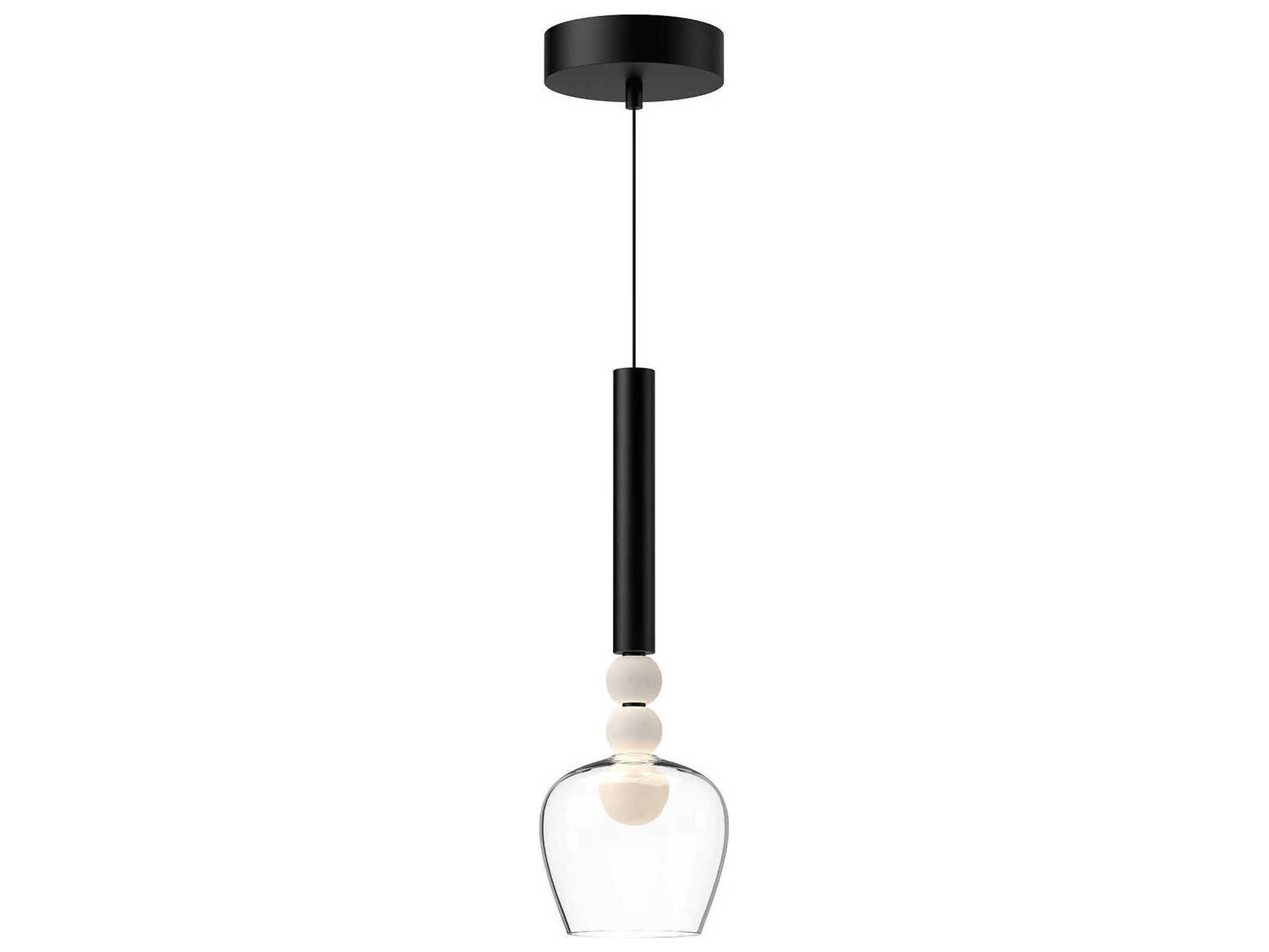 Kuzco Lighting Rise Black Mini Pendant