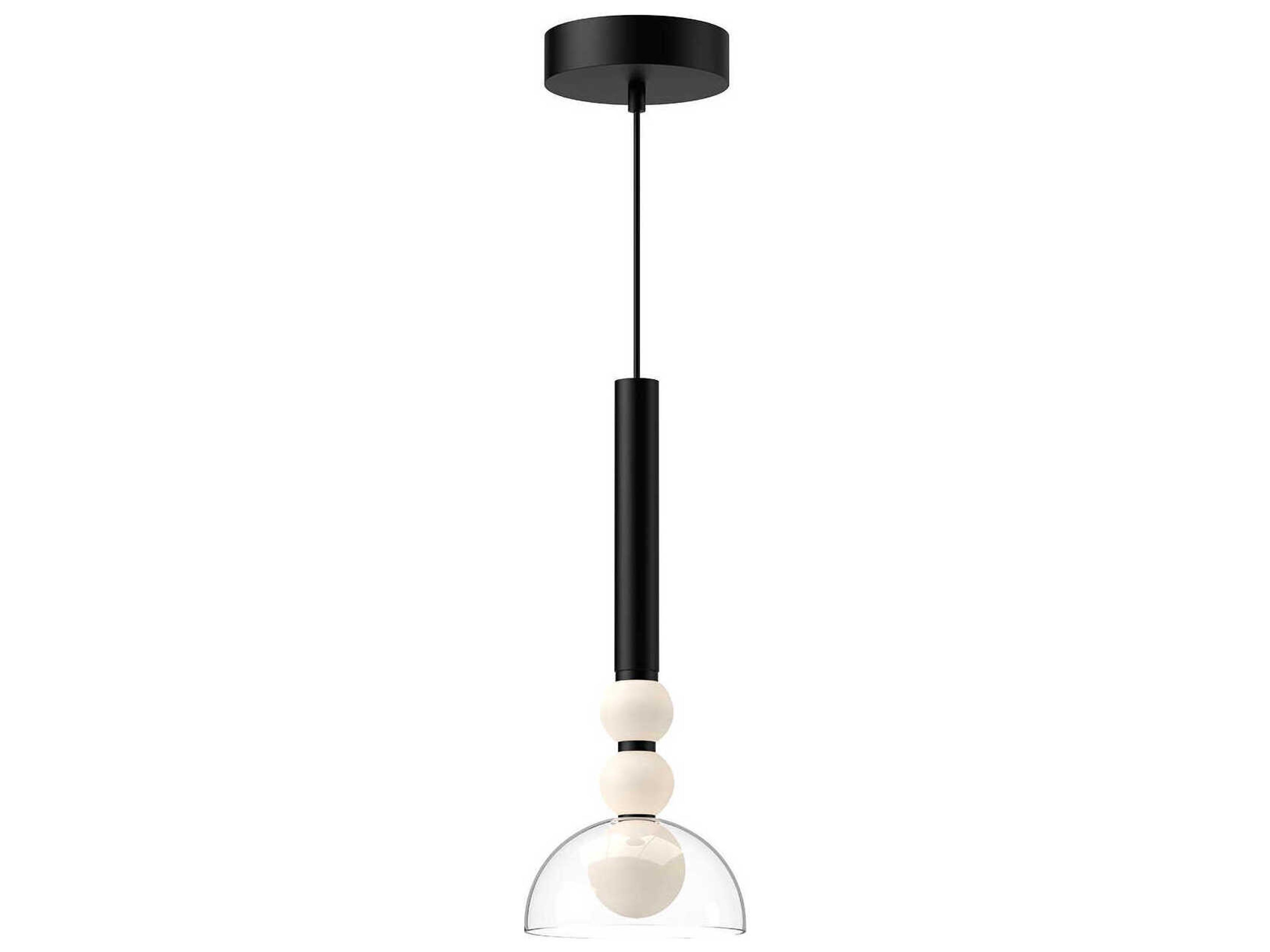 Kuzco Lighting Rise Black Mini Pendant