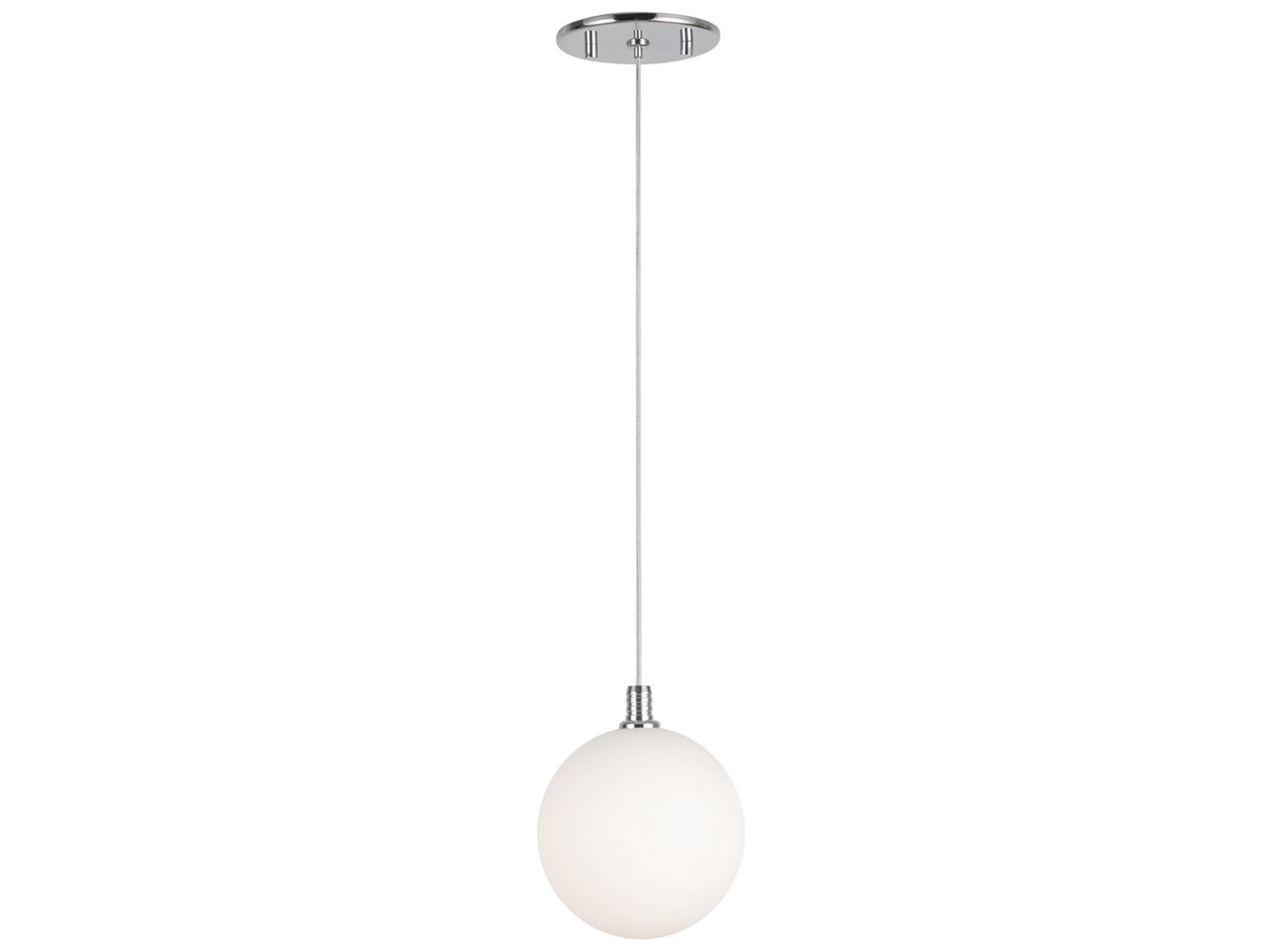 Kuzco Lighting Bolla Opal Glass Clear Globe Mini Pendant