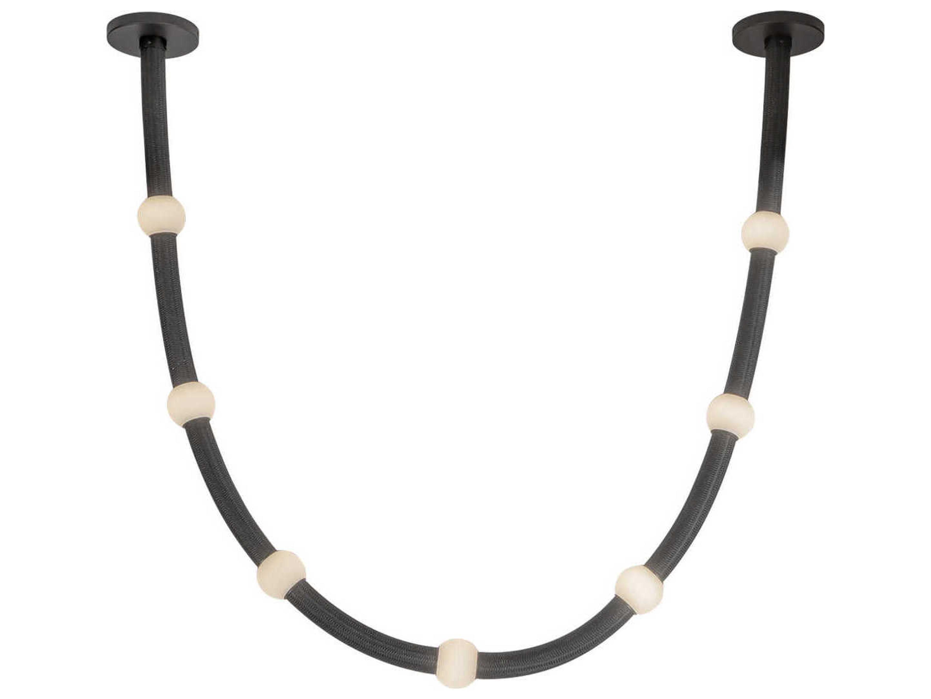 Kuzco Lighting Corda Black Linear Pendant