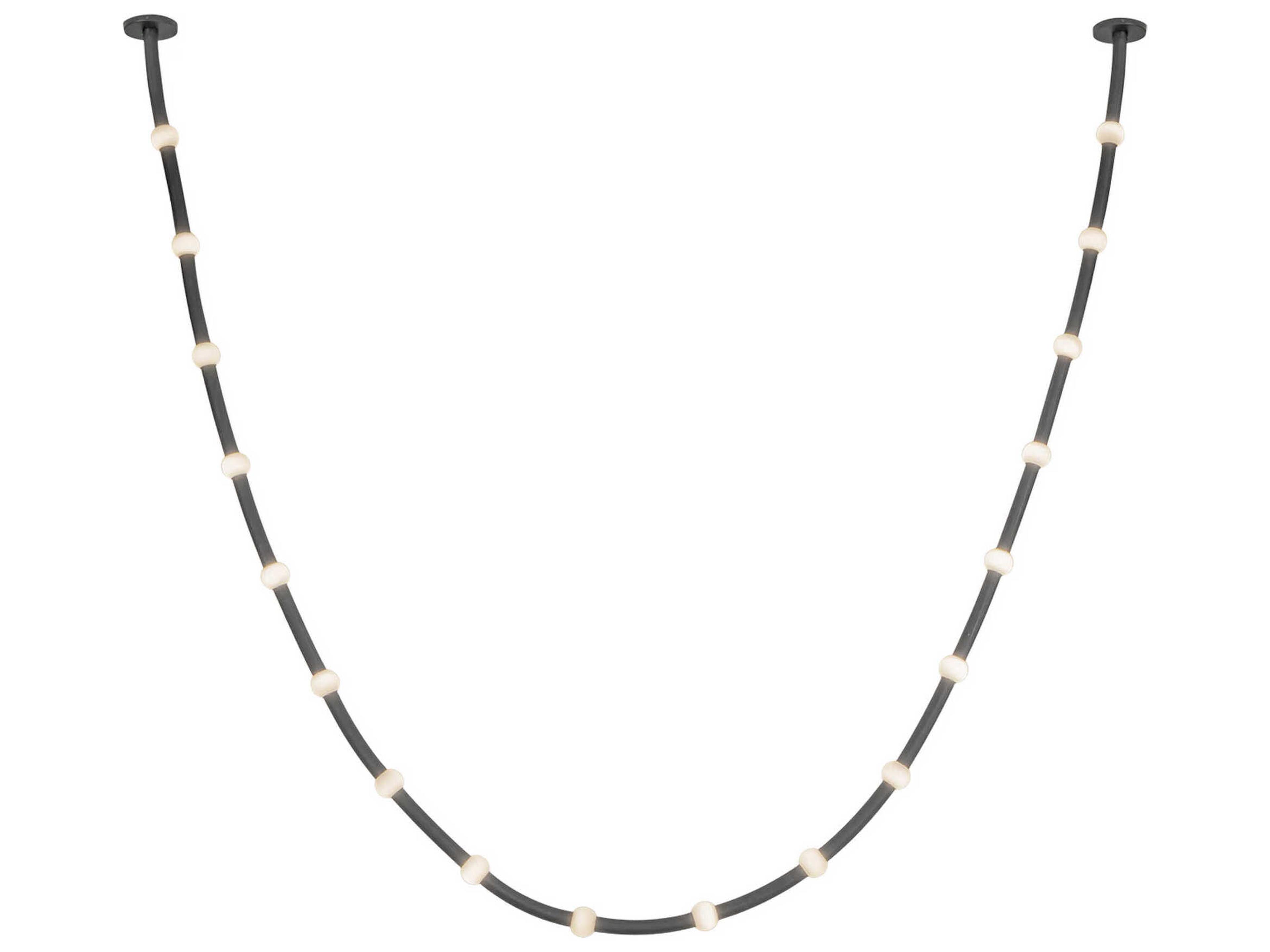 Kuzco Lighting Corda Black Linear Pendant