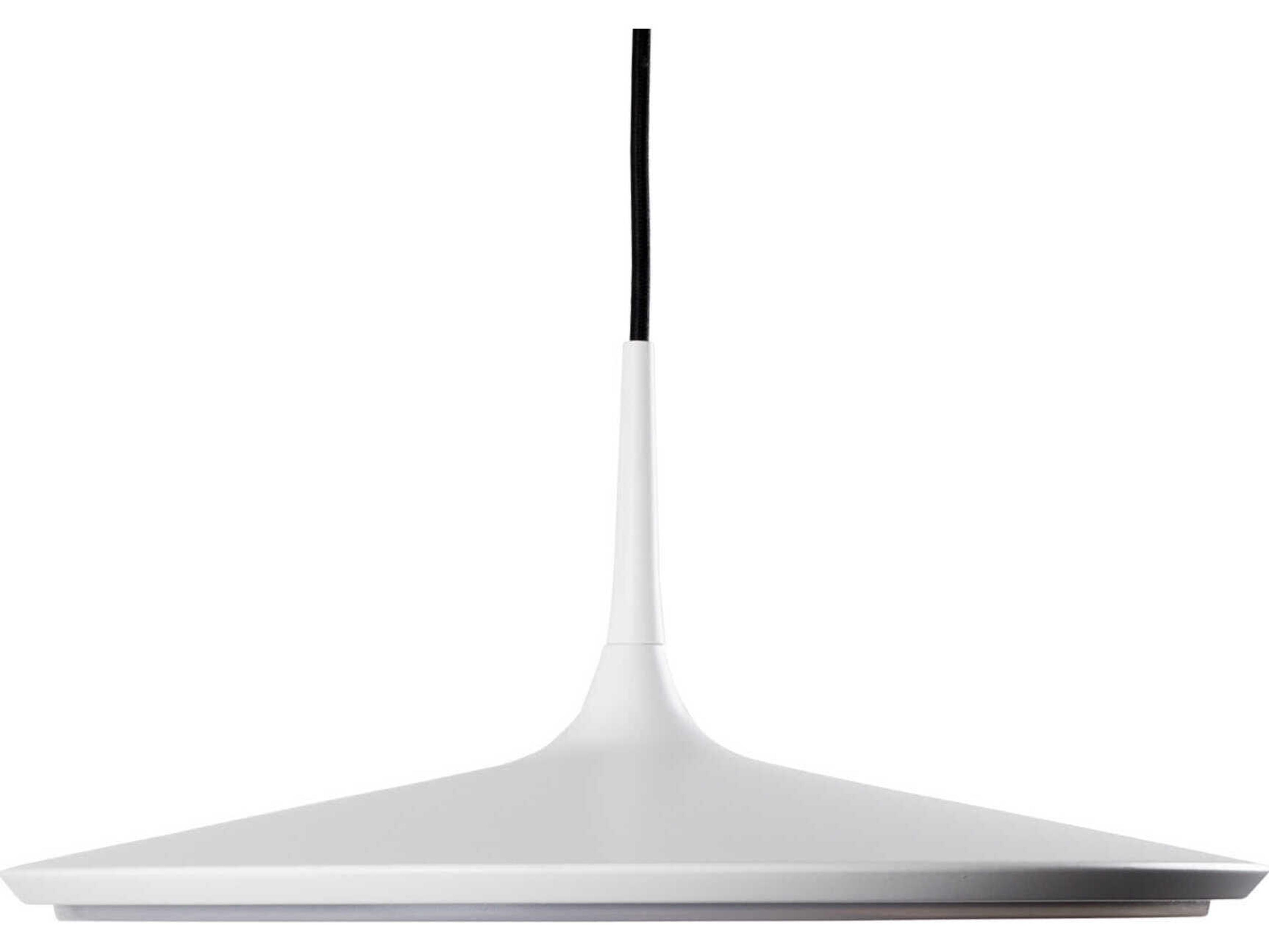 Kuzco Lighting Disc White Round Pendant