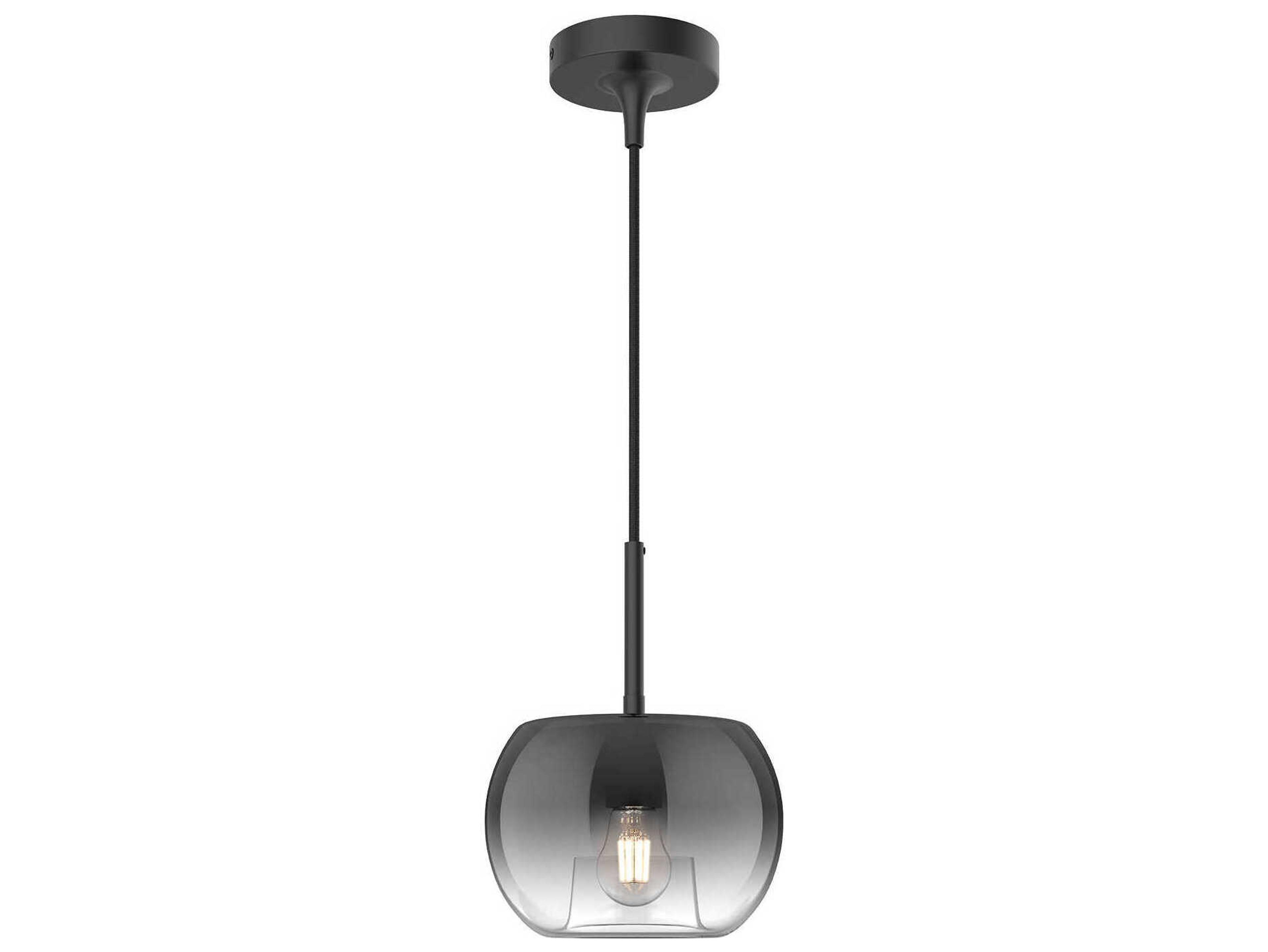 Kuzco Lighting Samar 1-Light Black Globe Mini Pendant