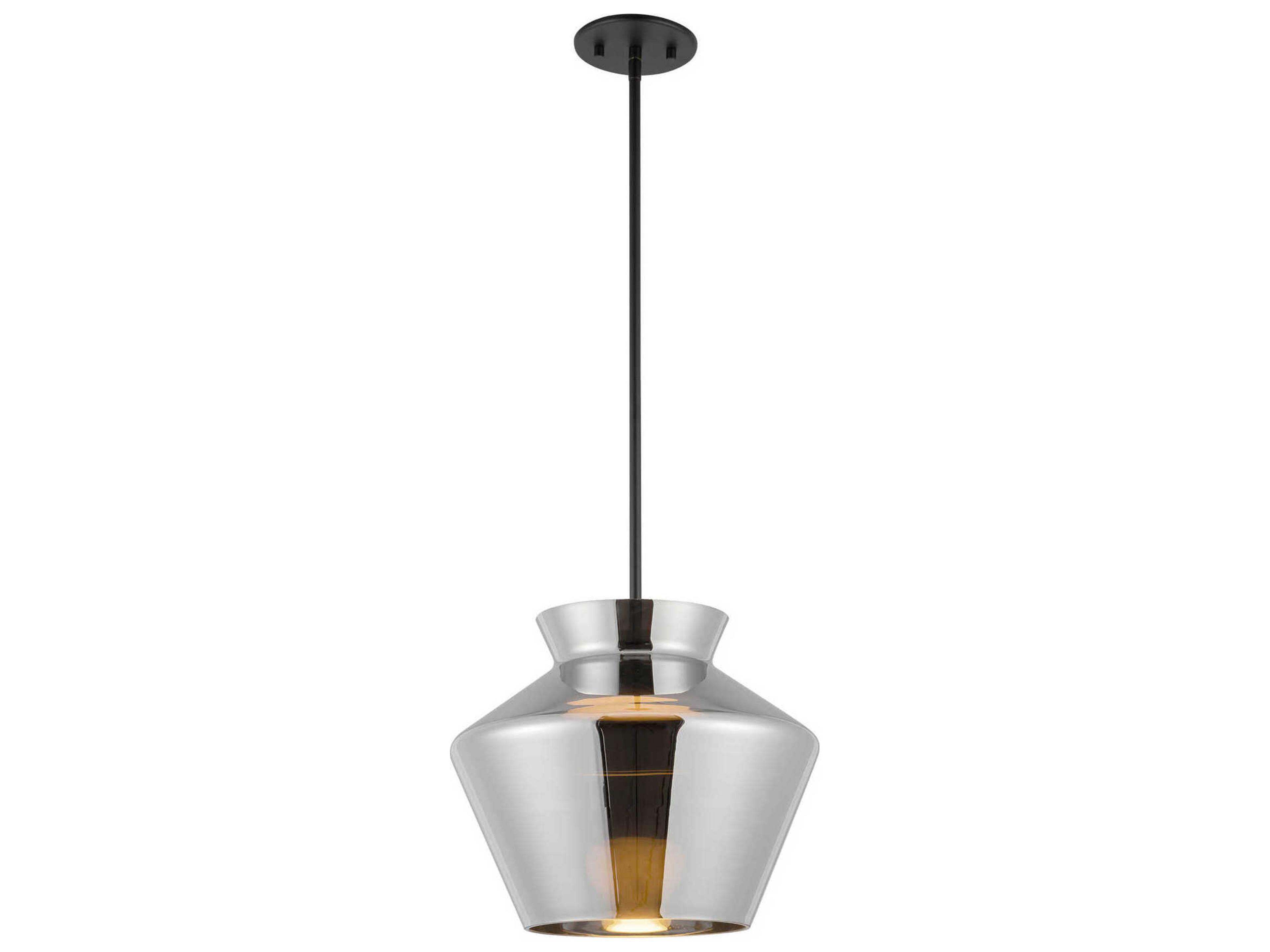 Kuzco Lighting Trinity Black Chrome Pendant